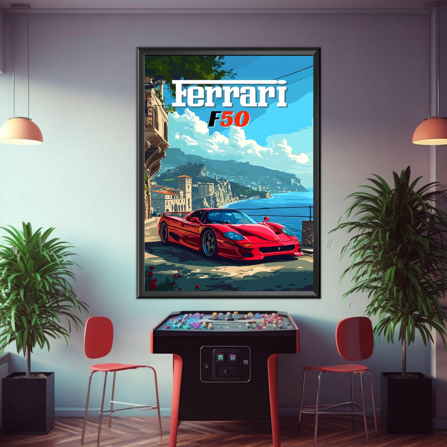 Ferrari F50 Poster