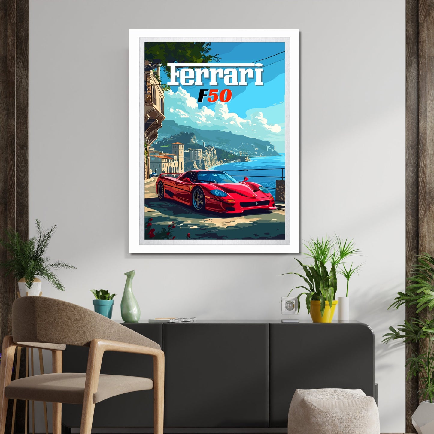 Ferrari F50 Poster