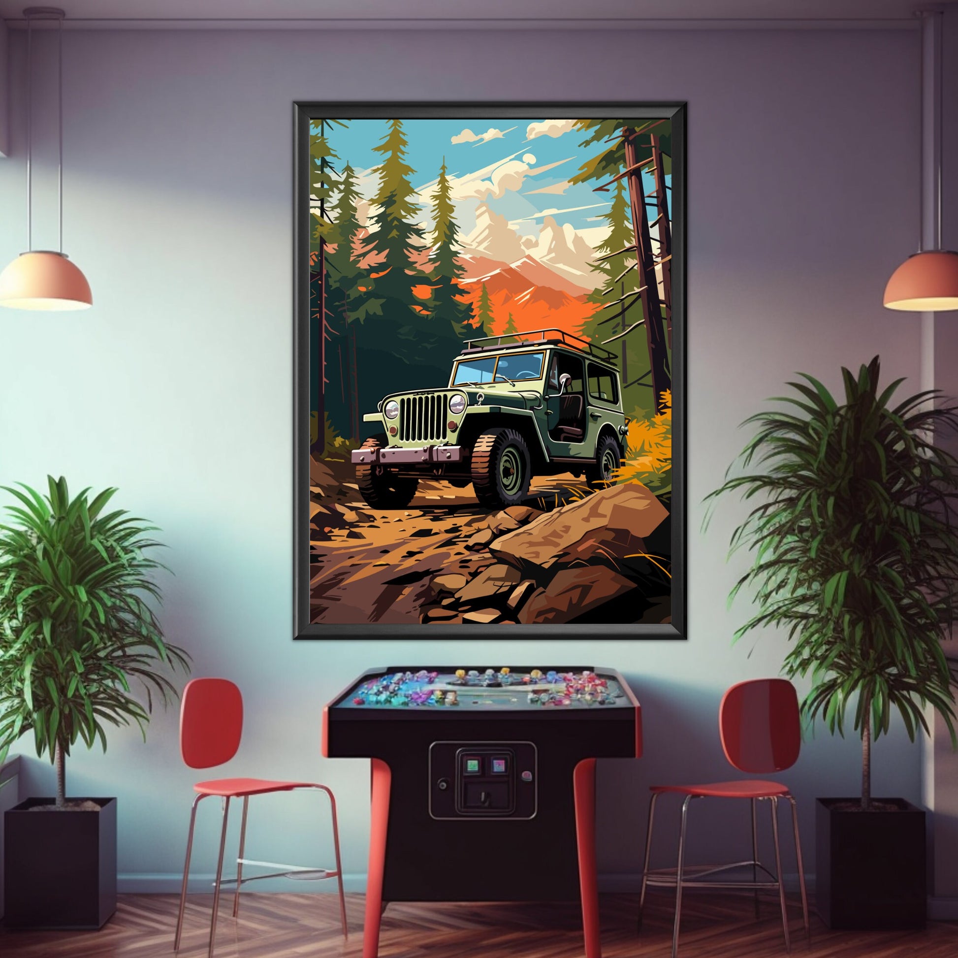 Jeep Willys Poster