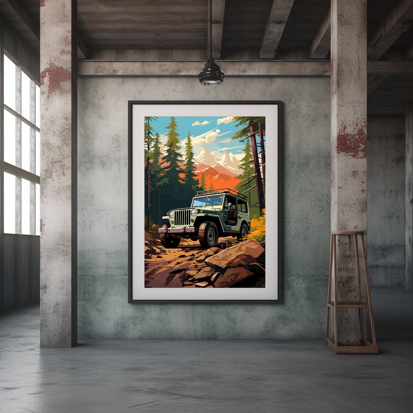 Jeep Willys Poster