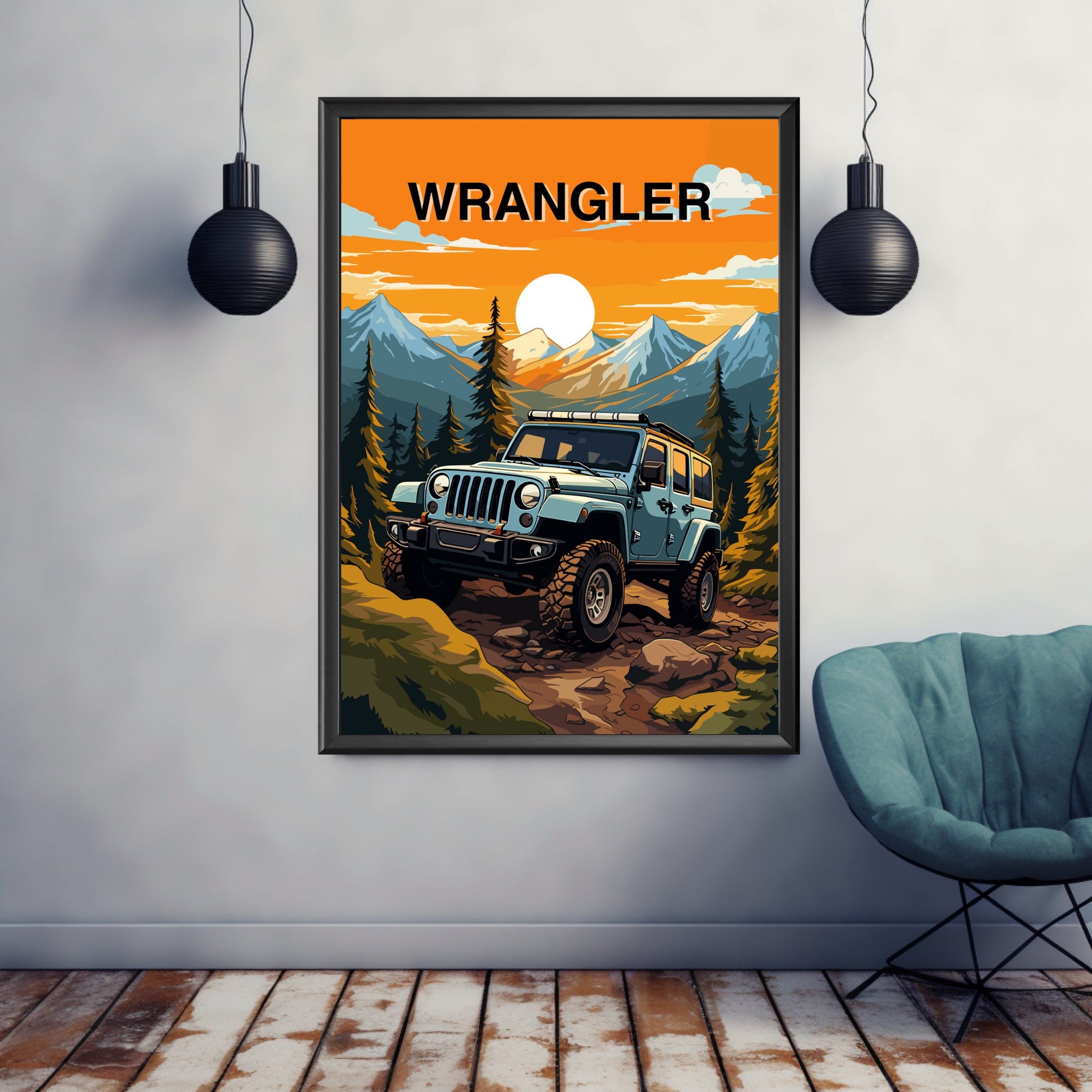 Jeep Wrangler Off-Roader Print