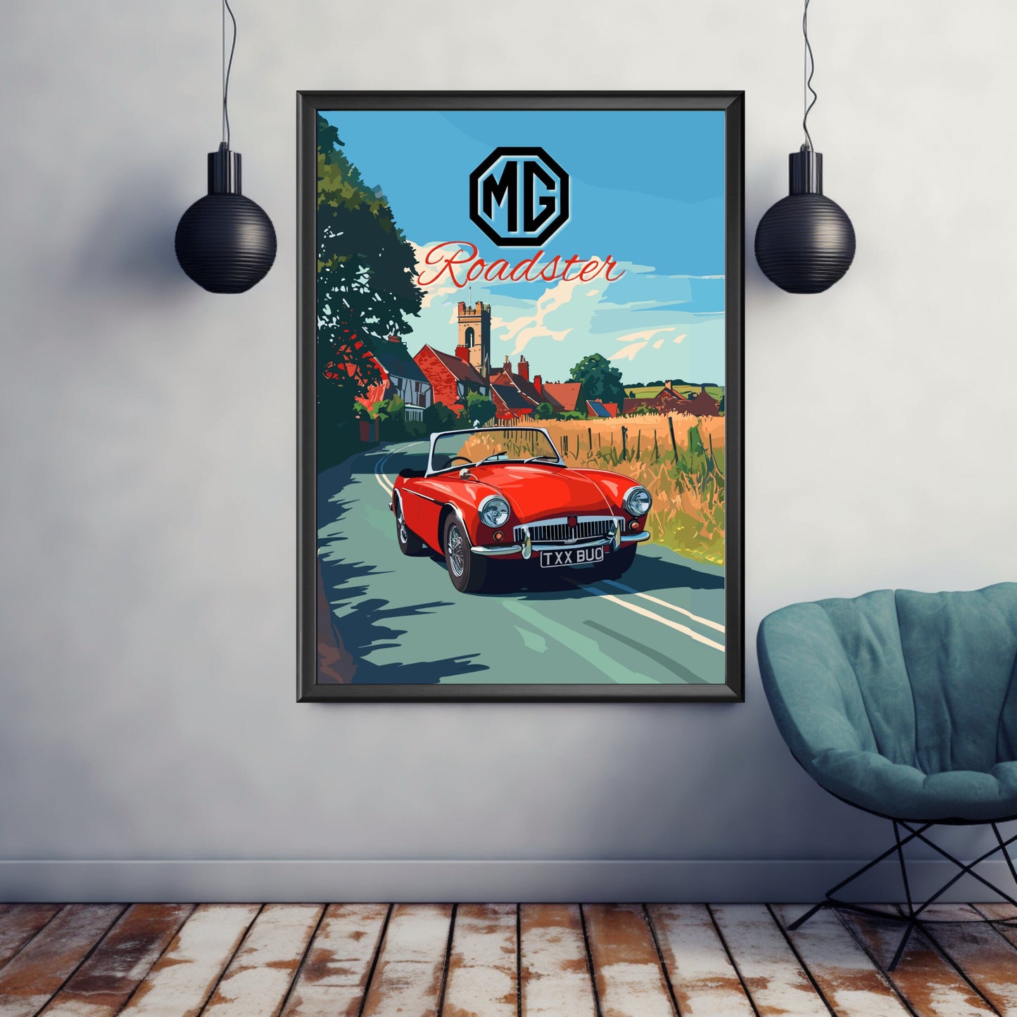 MG Roadster Poster