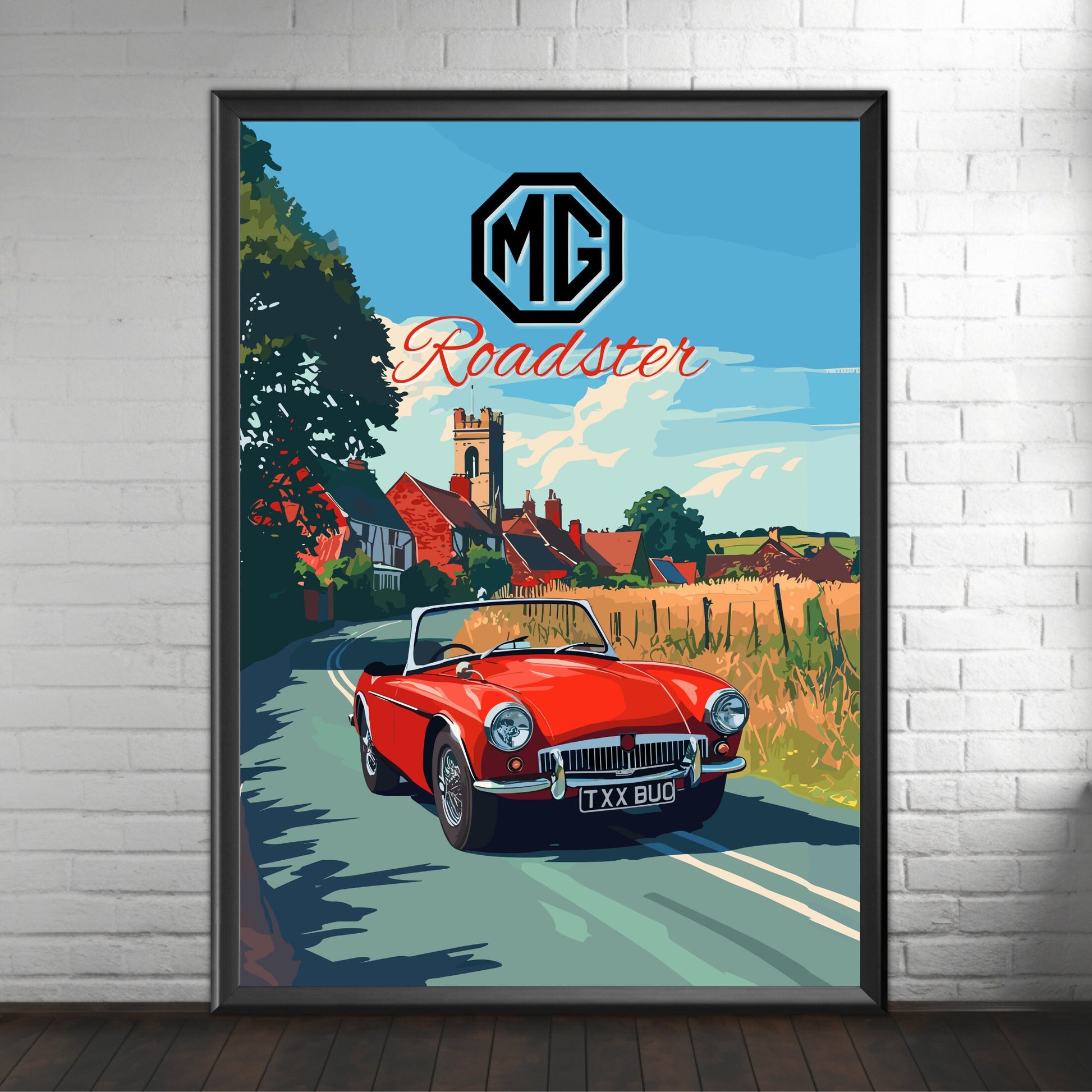 MG Roadster Poster