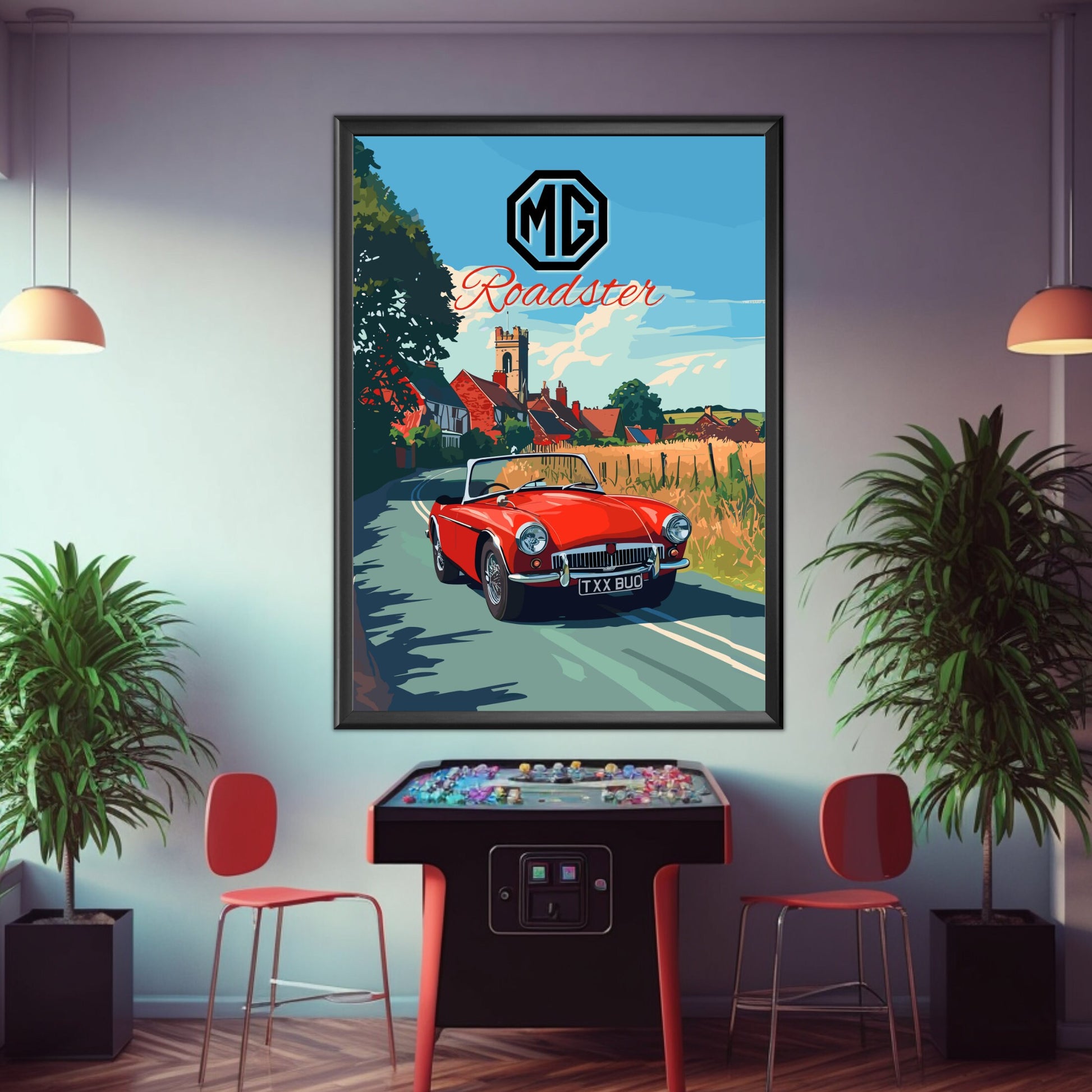 MG Roadster Poster