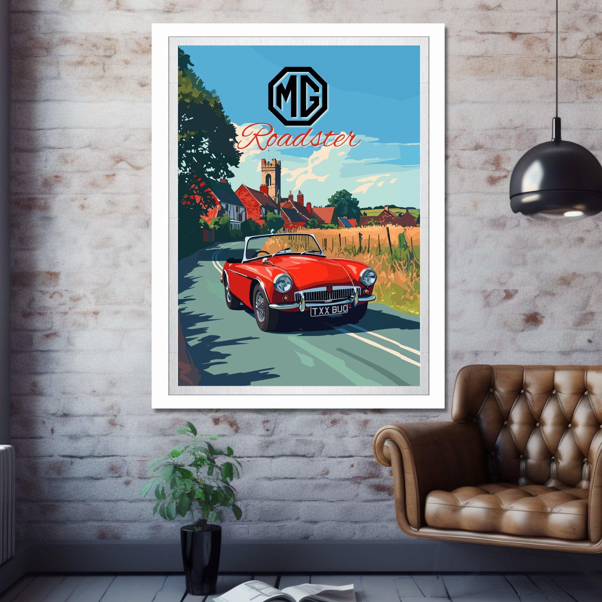 MG Roadster Poster