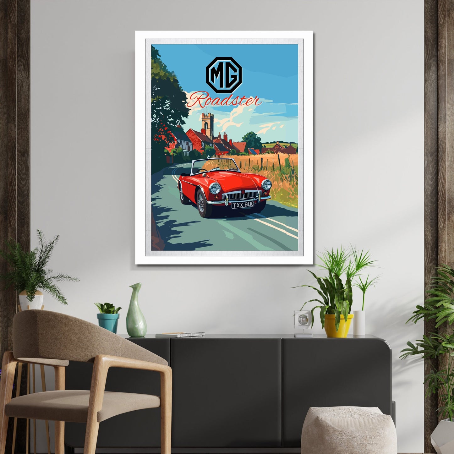 MG Roadster Poster