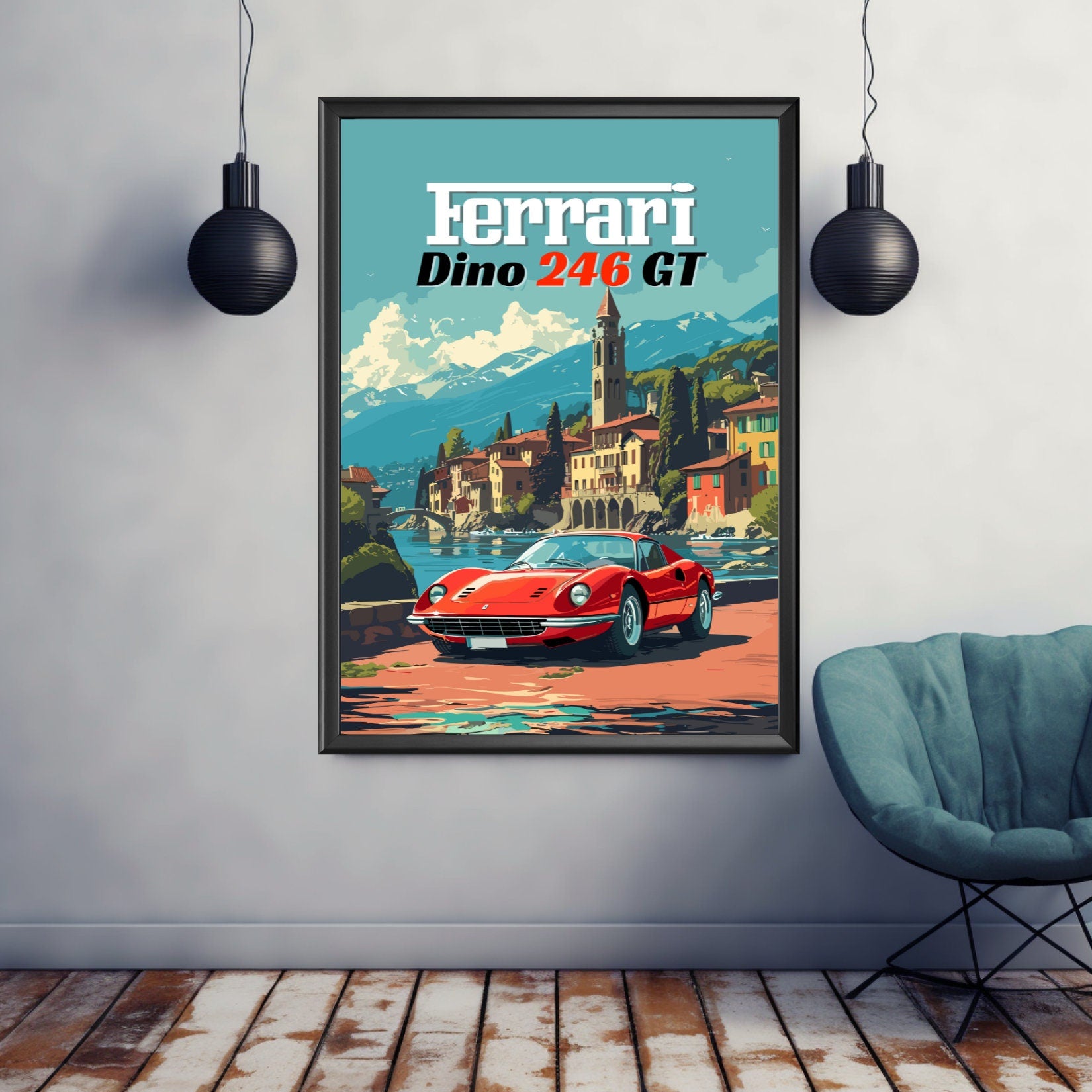 Ferrari Dino 246 GT Poster