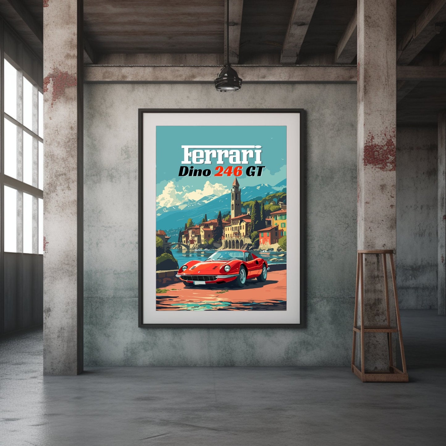 Ferrari Dino 246 GT Poster