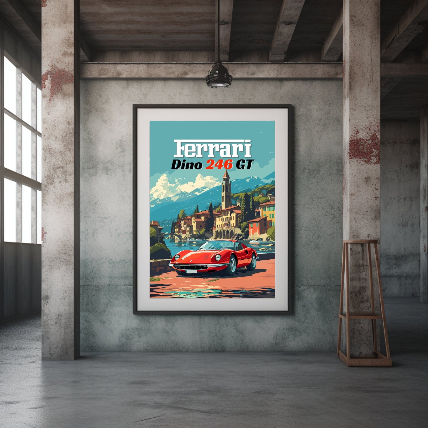 Ferrari Dino 246 GT Poster