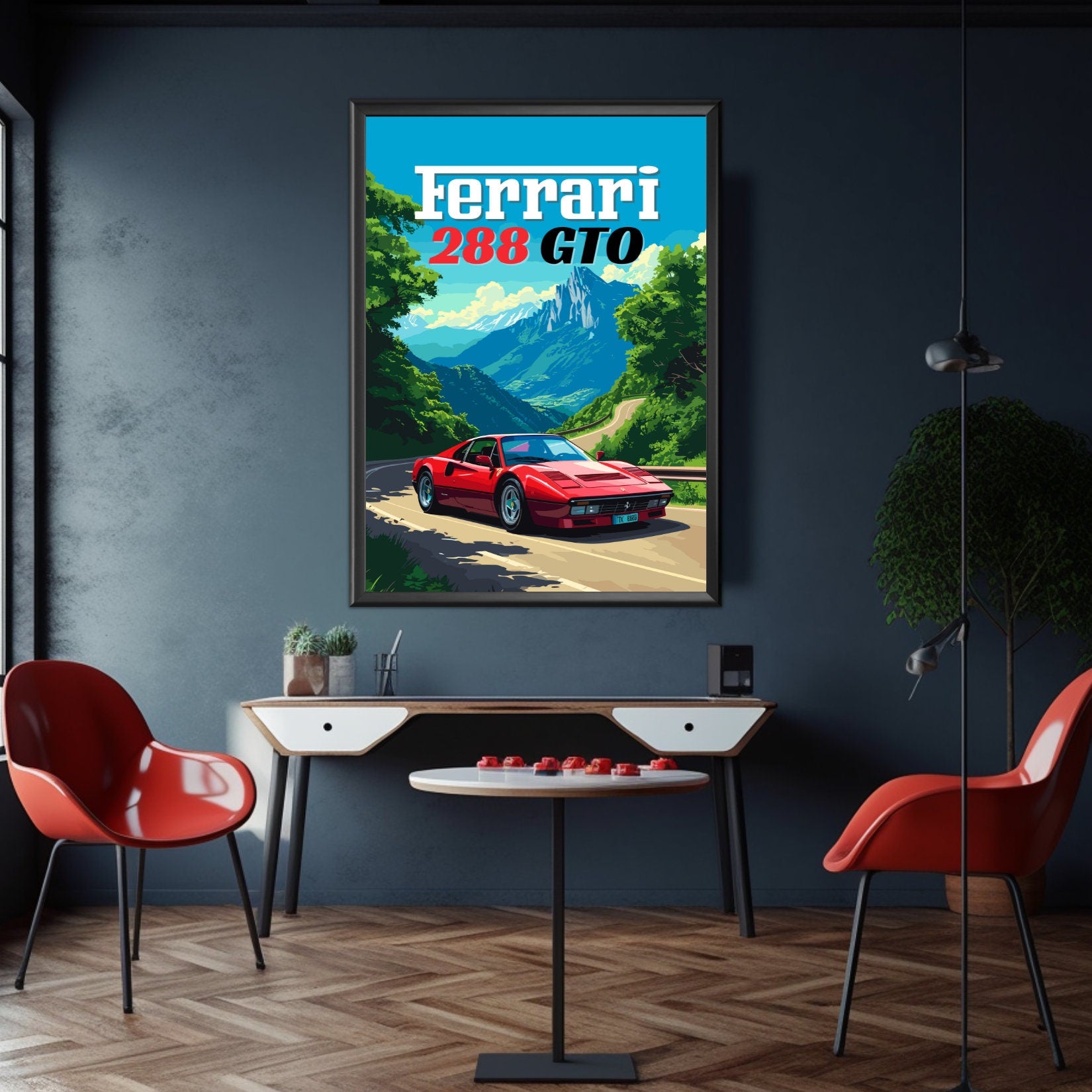 Ferrari 288 GTO Poster