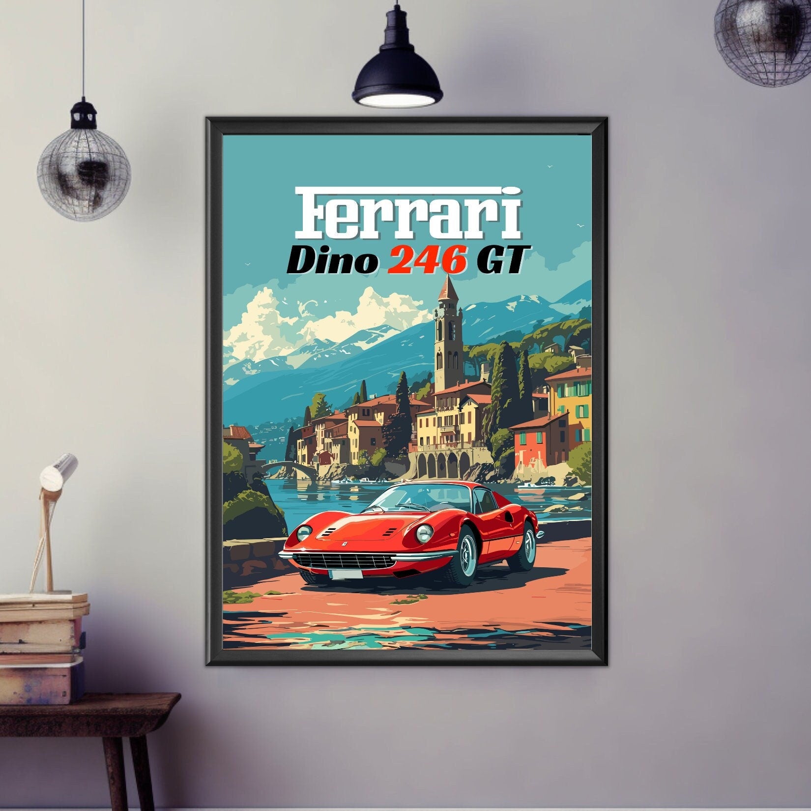 Ferrari Dino 246 GT Poster