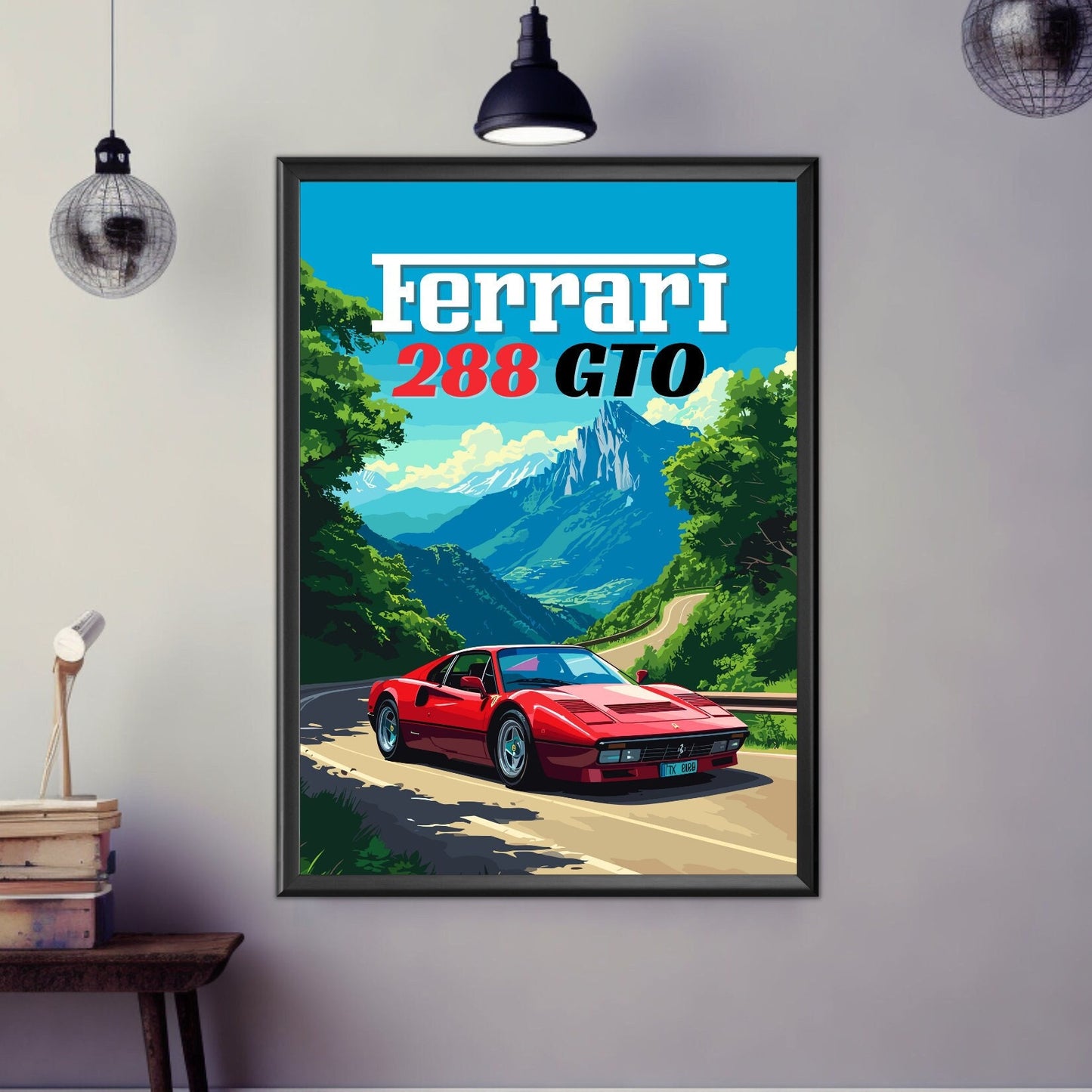 Ferrari 288 GTO Poster