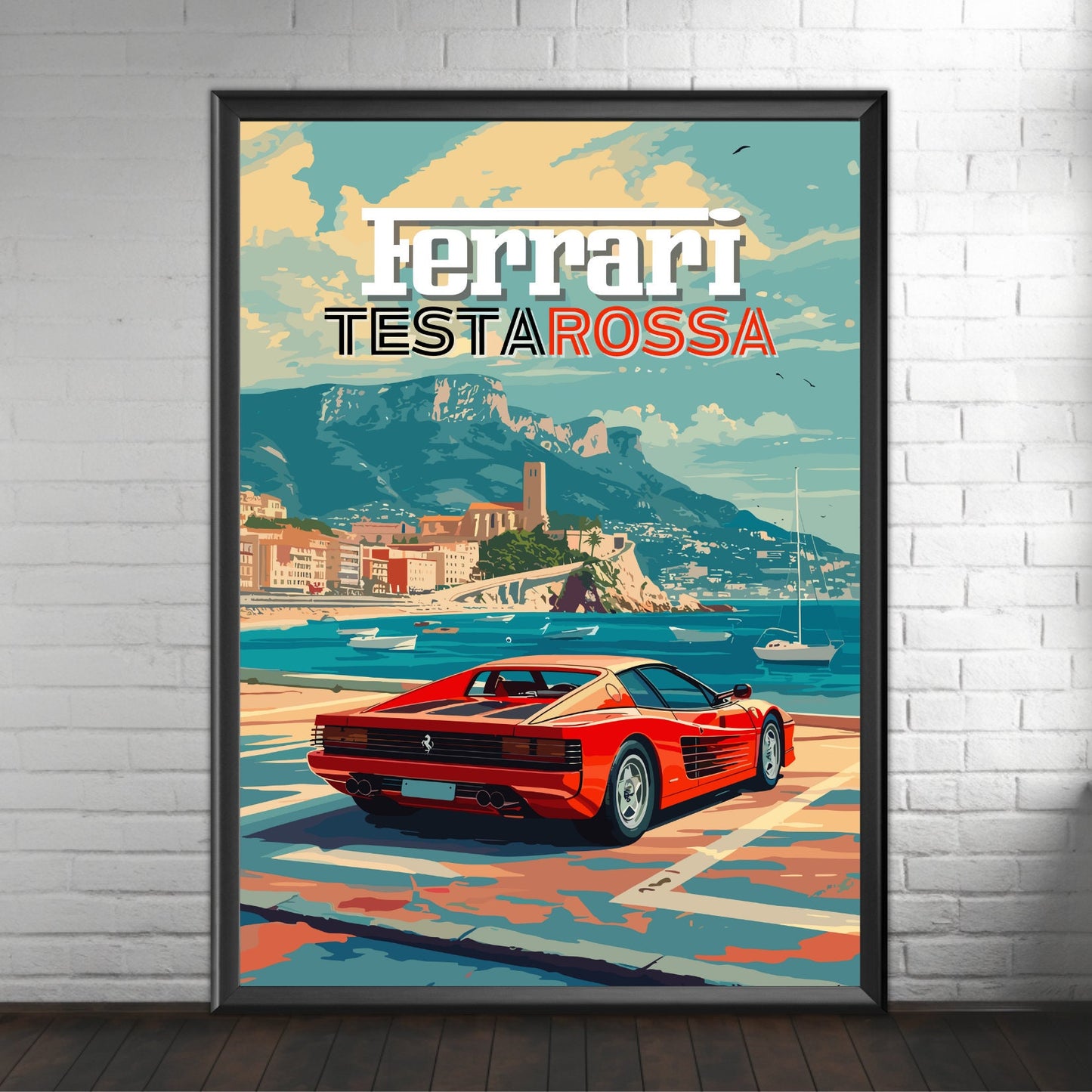 Ferrari Testarossa Print