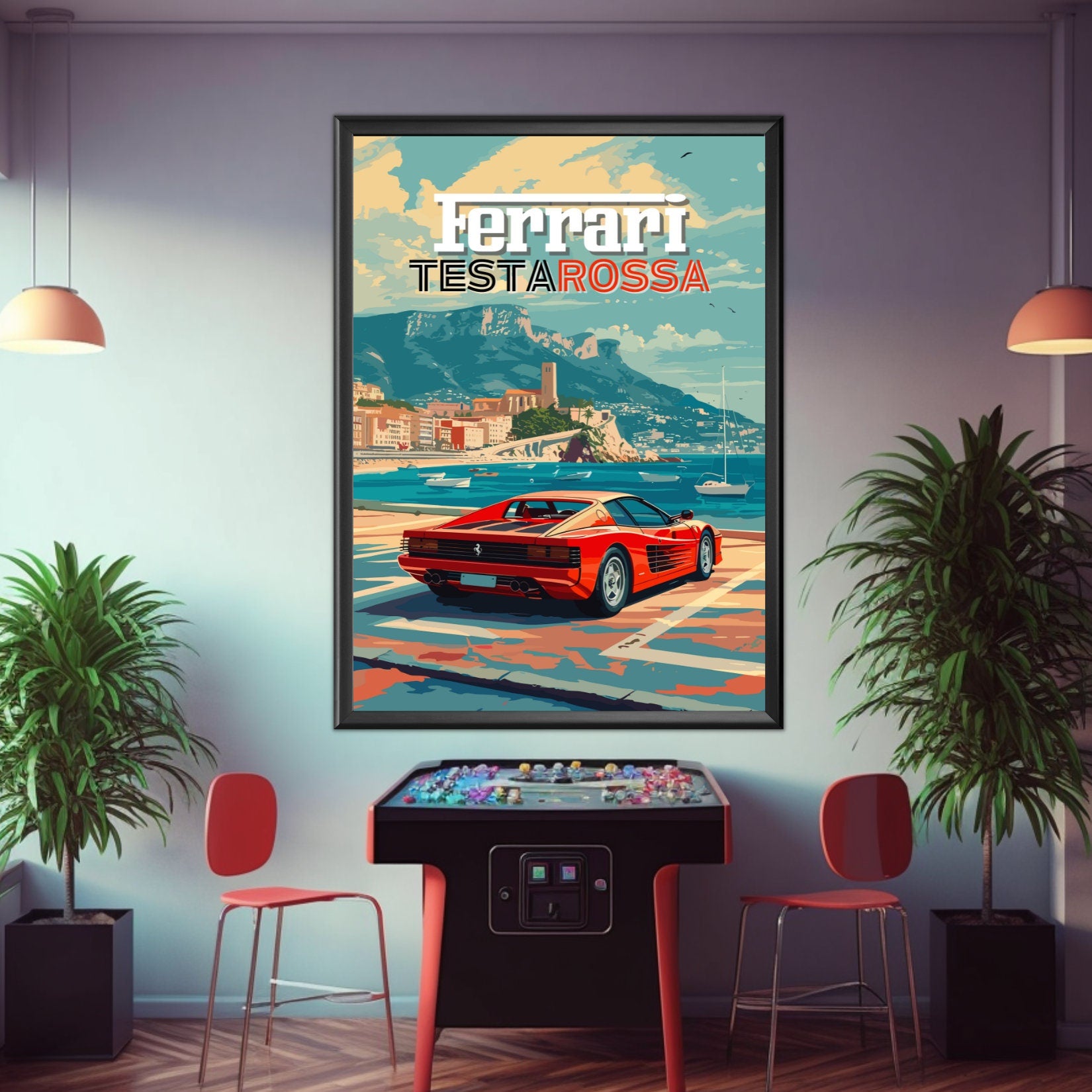 Ferrari Testarossa Print