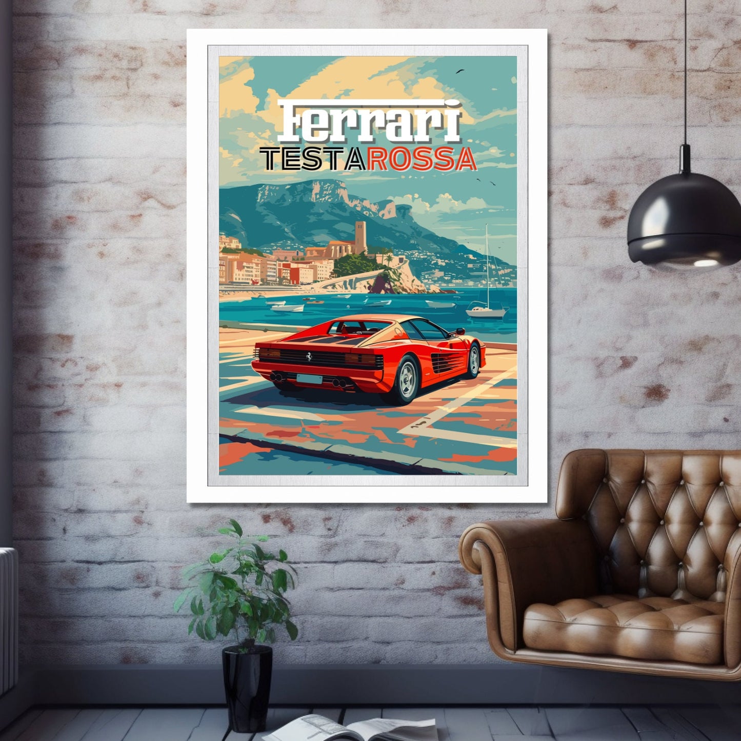 Ferrari Testarossa Print