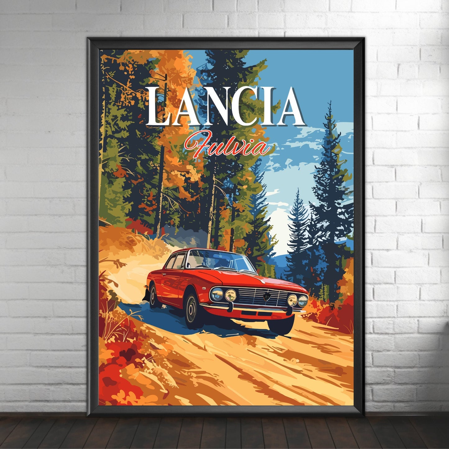 Lancia Fulvia Poster