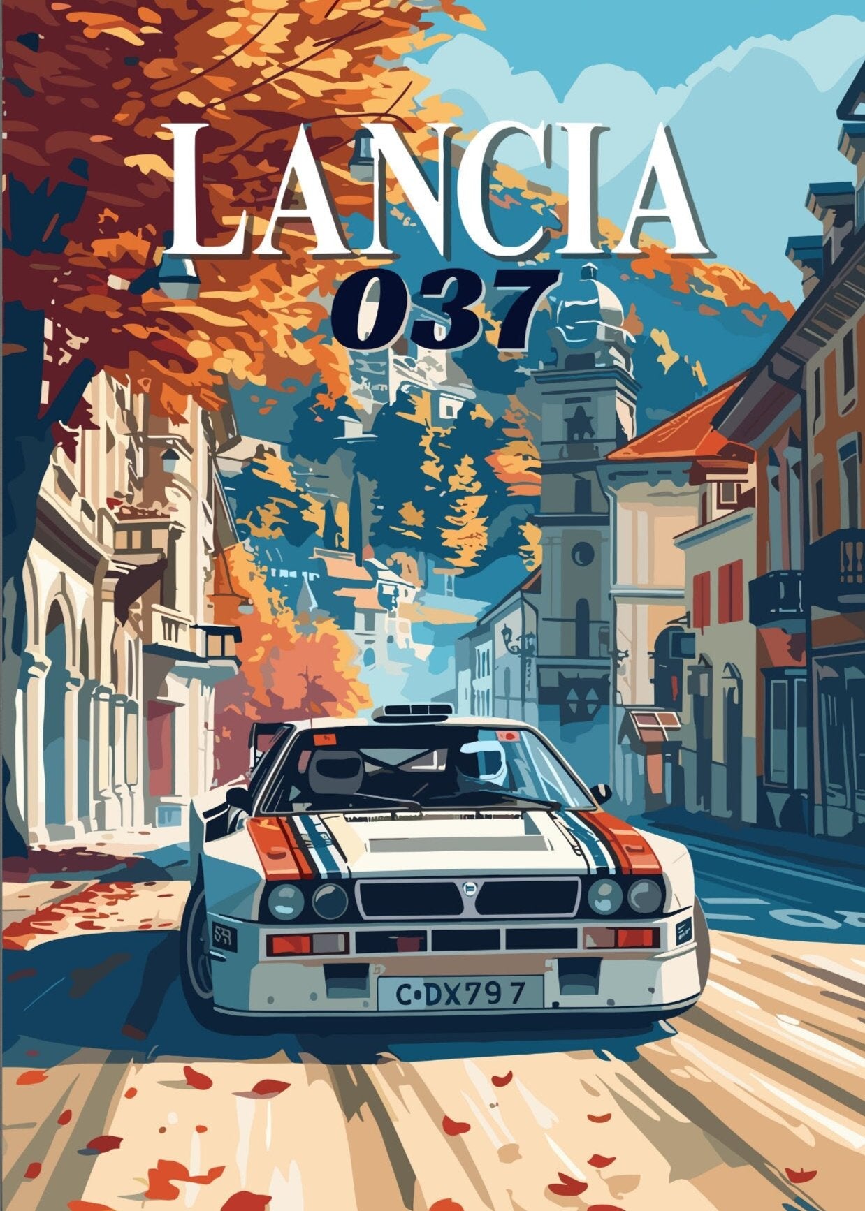 Lancia 037 Rally Print