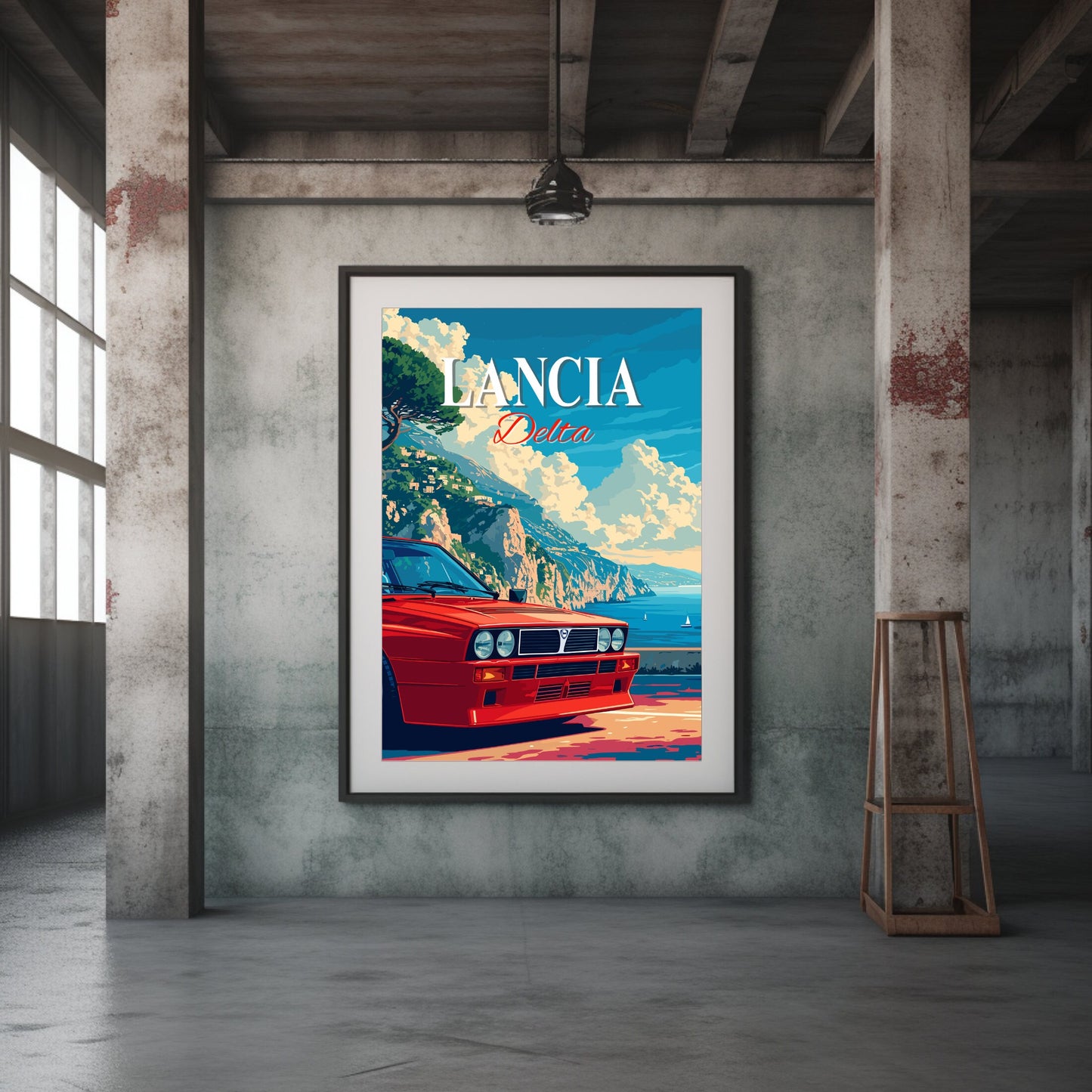 Lancia Delta Integrale Poster