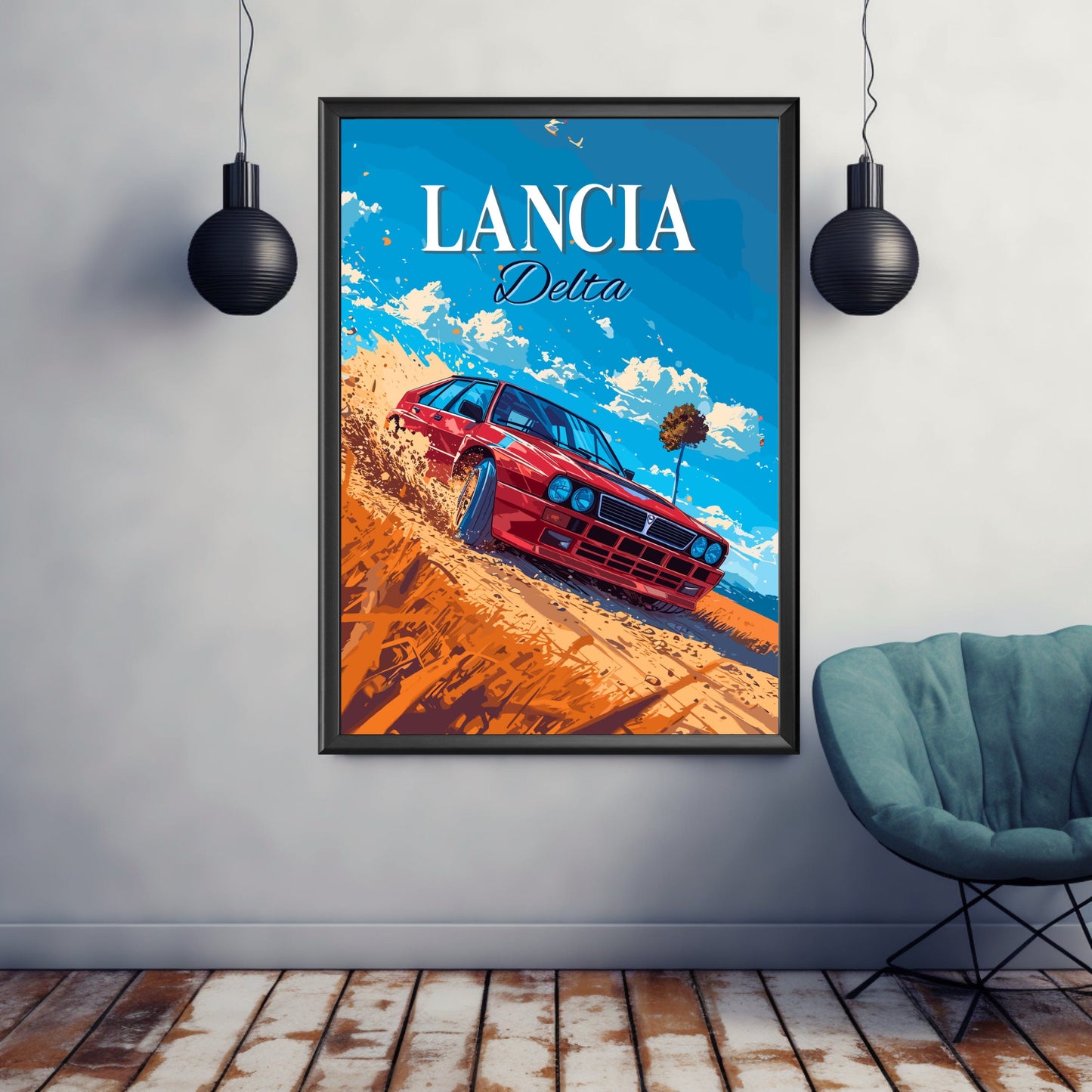 Lancia 037 Rally Poster