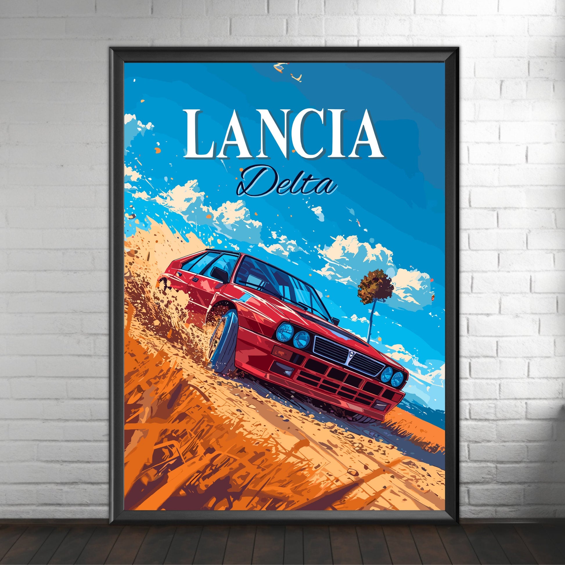 Lancia 037 Rally Poster