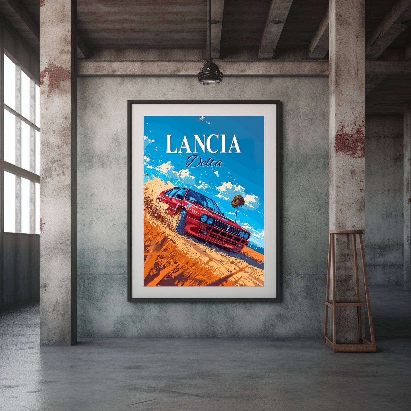 Lancia 037 Rally Poster