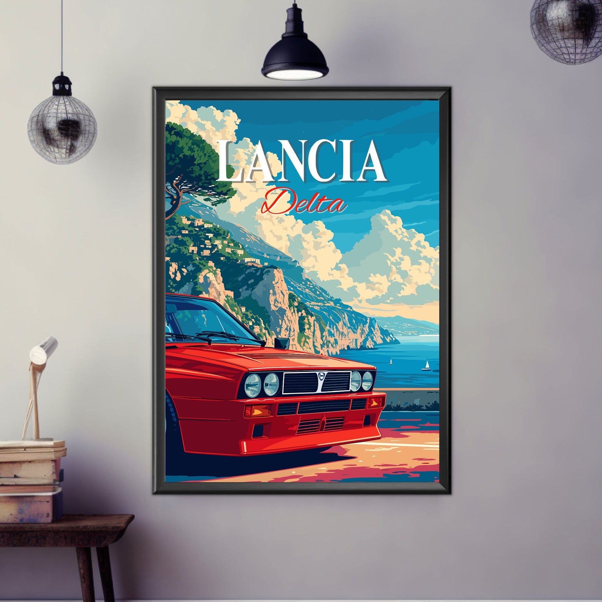 Lancia Delta Integrale Poster