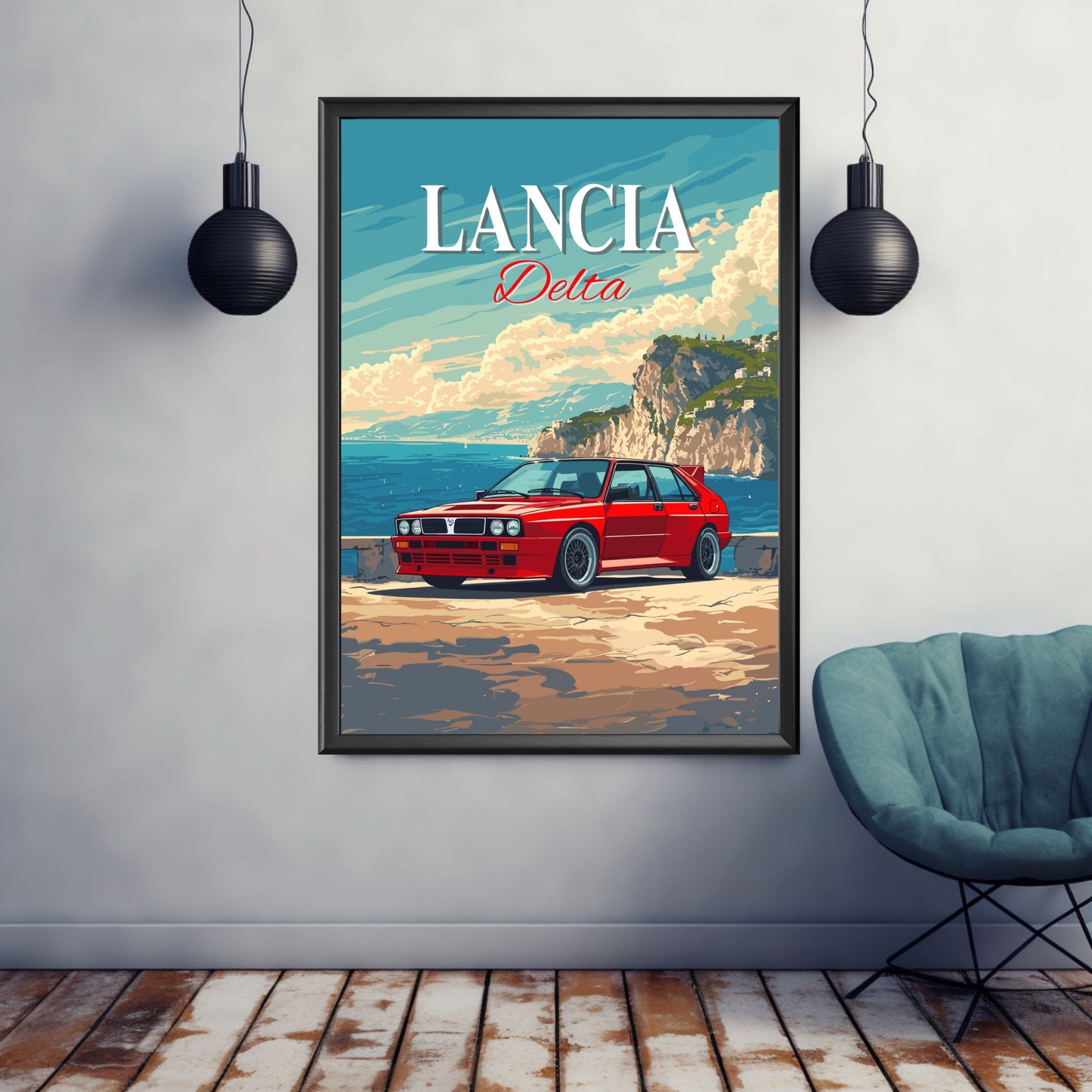 Lancia Delta Integrale Poster