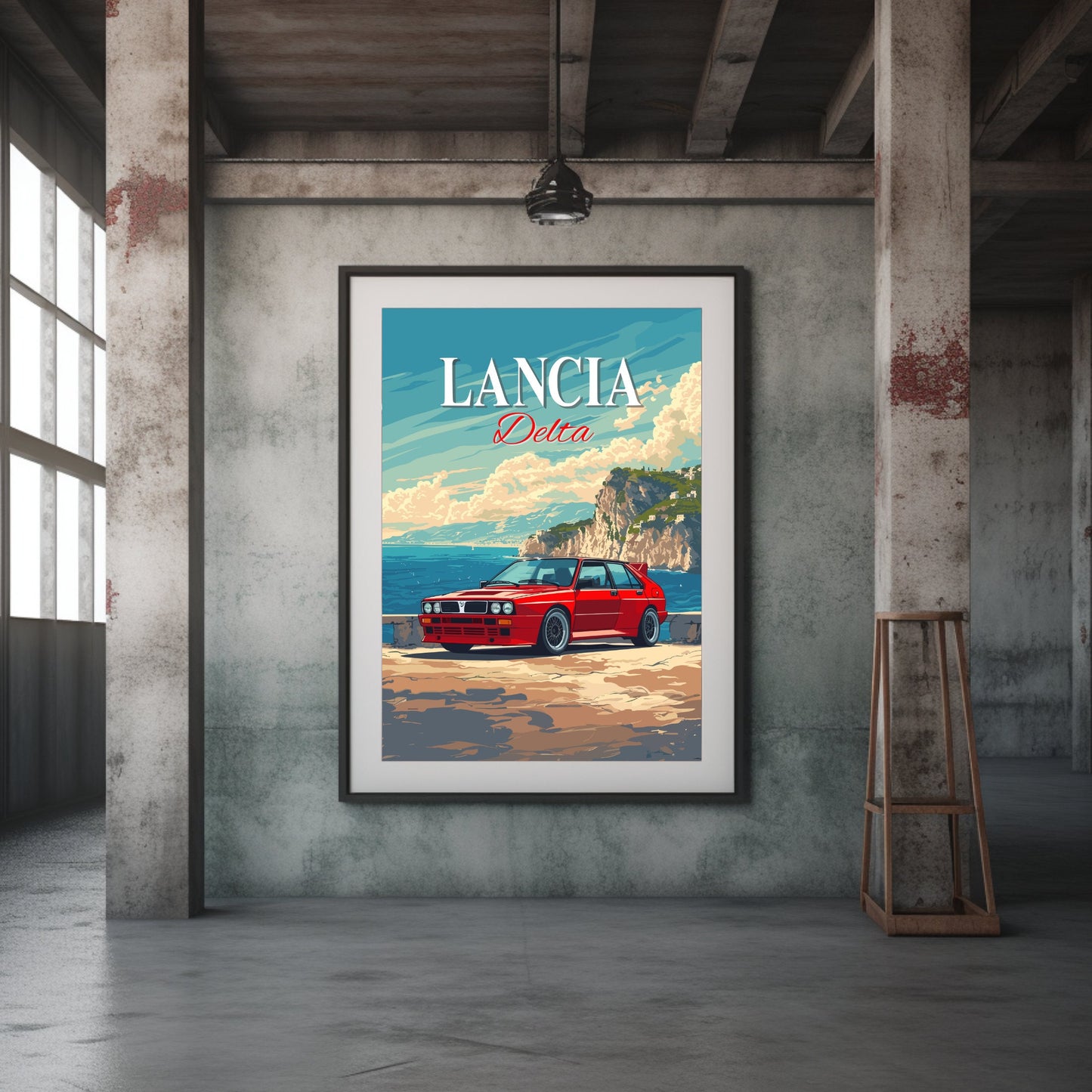 Lancia Delta Integrale Poster