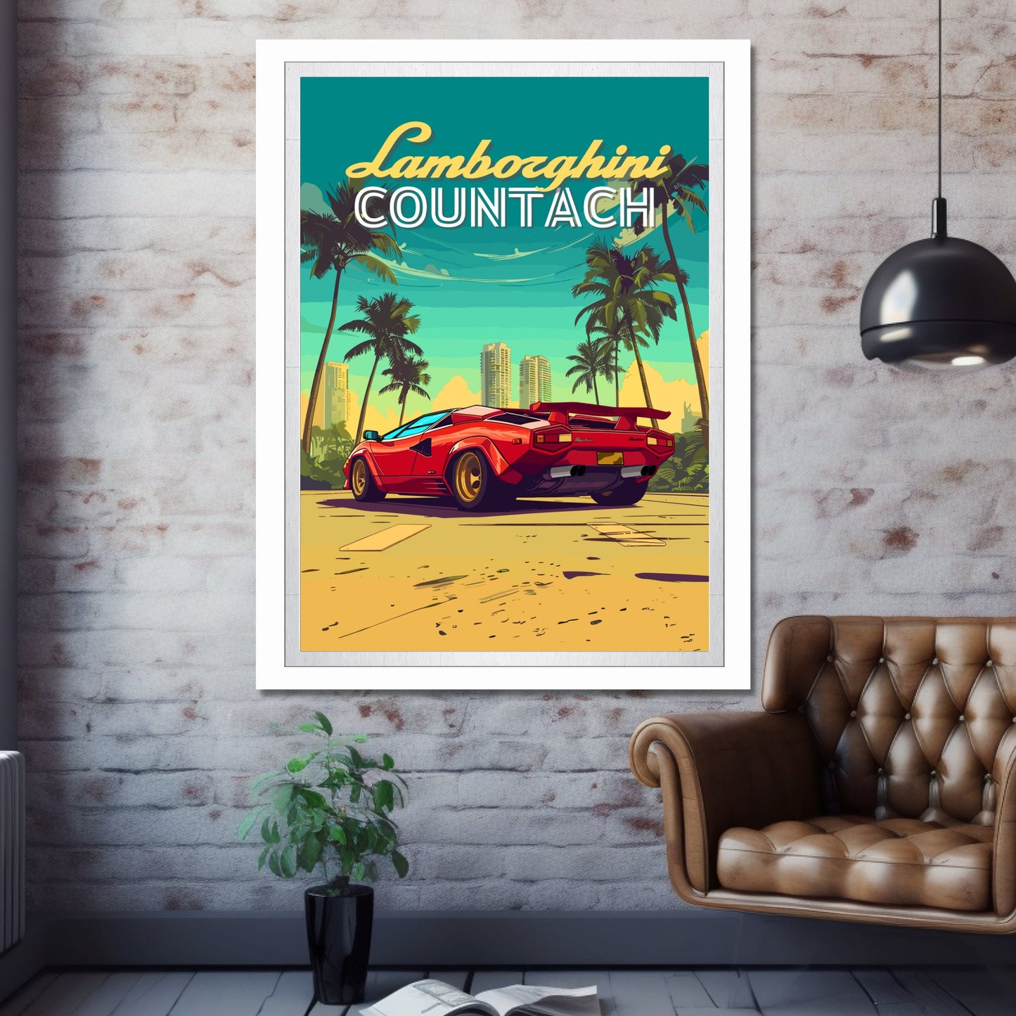 Lamborghini Countach Print