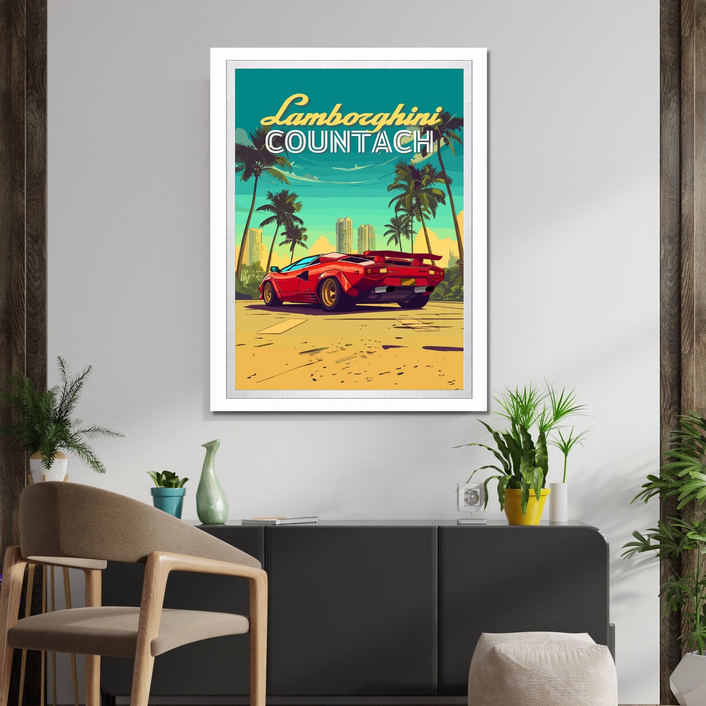 Lamborghini Countach Print