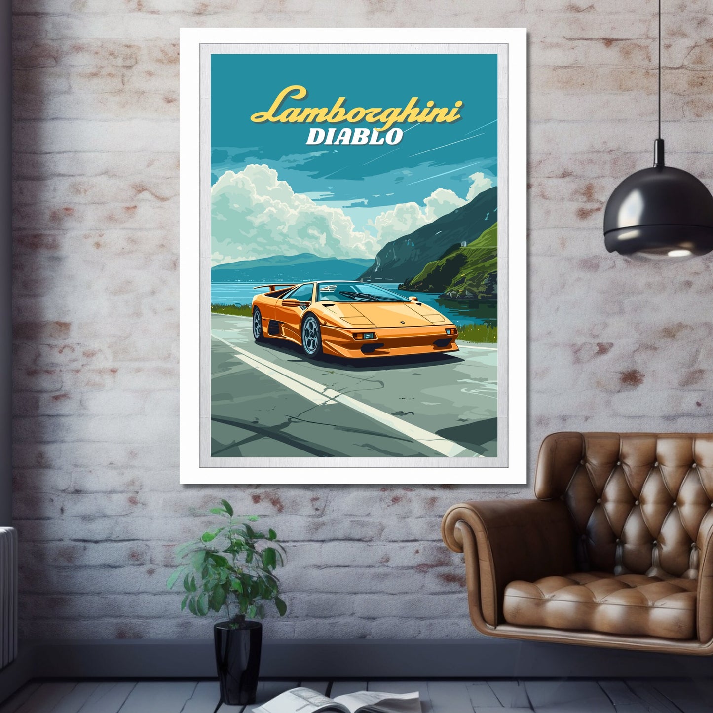 Lamborghini Diablo Poster