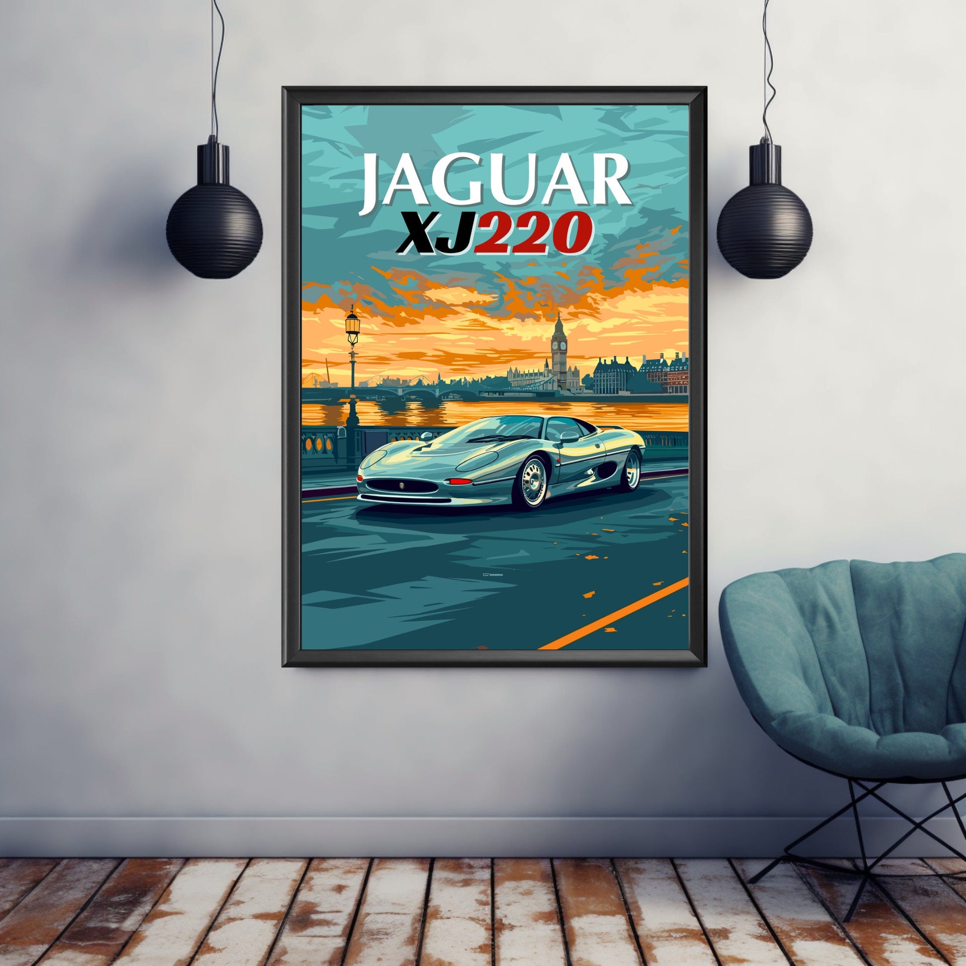 Jaguar XJ-220 Print