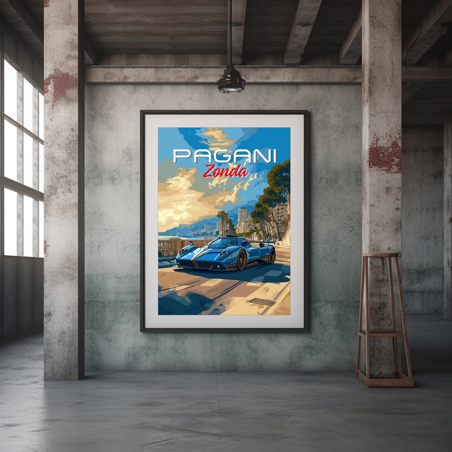 Pagani Zonda Print