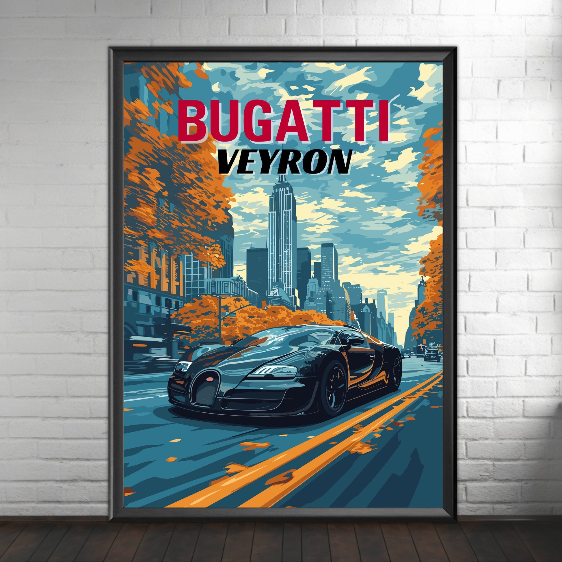 2000s Bugatti Veyron Poster