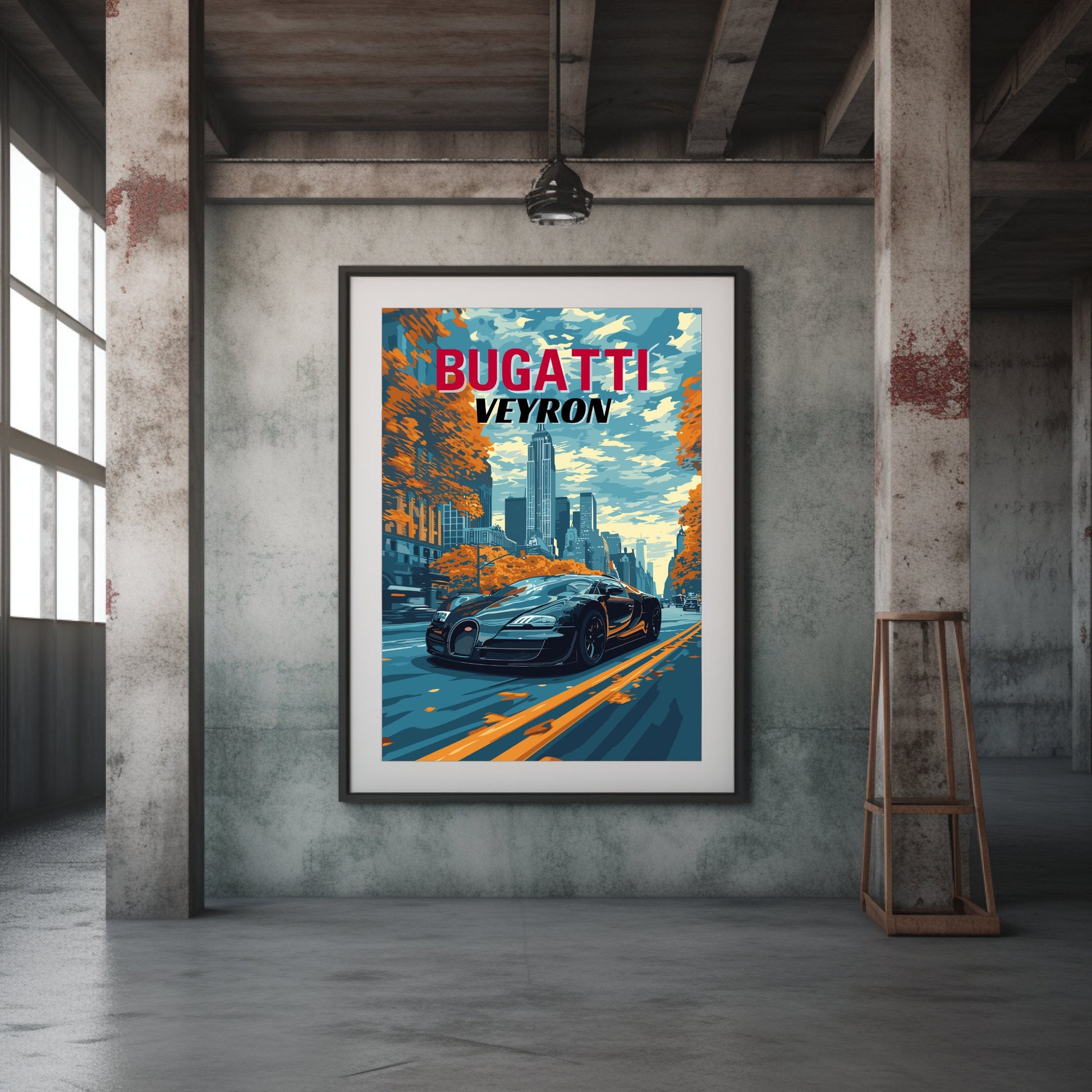 2000s Bugatti Veyron Poster