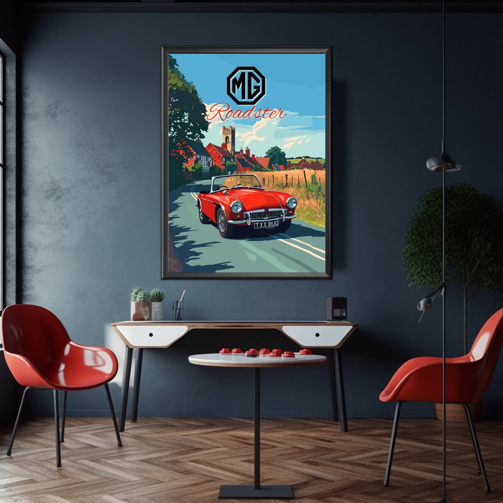 MG Roadster Poster