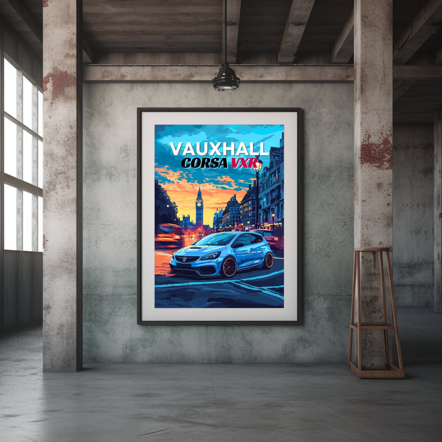 Vauxhall Corsa VXR Poster