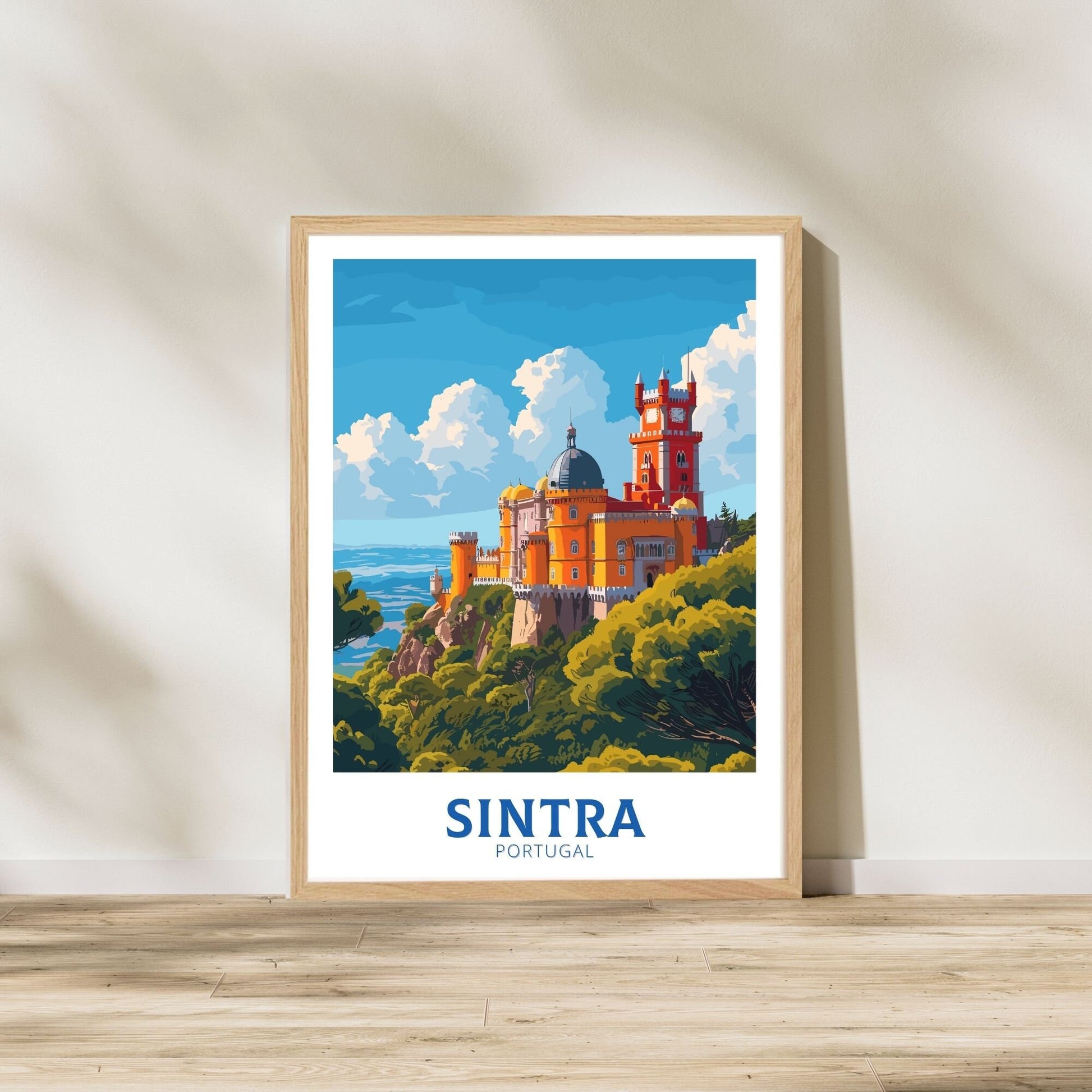 Sintra travel poster