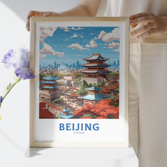 Beijing travel poster