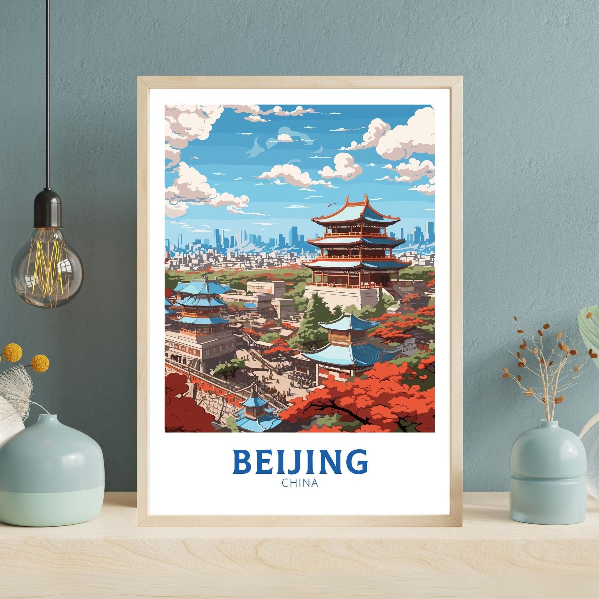 Beijing travel poster