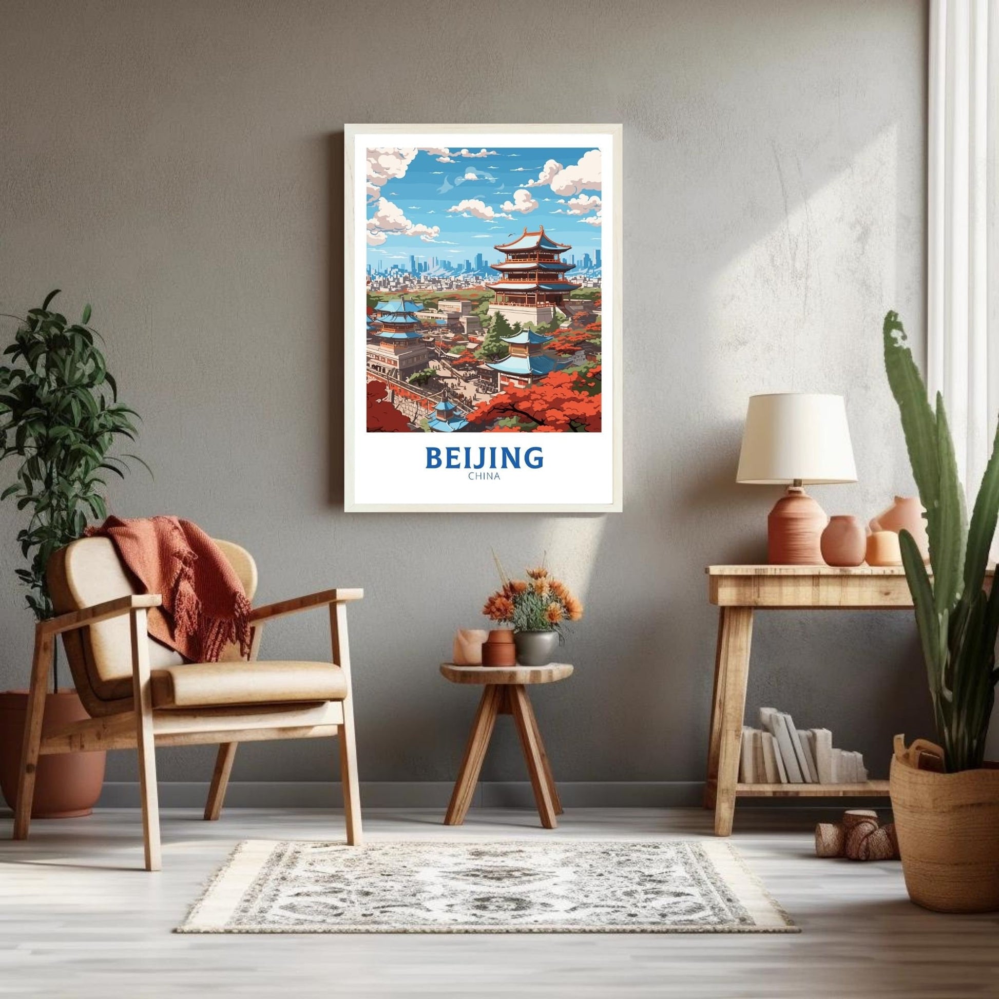 Beijing travel poster