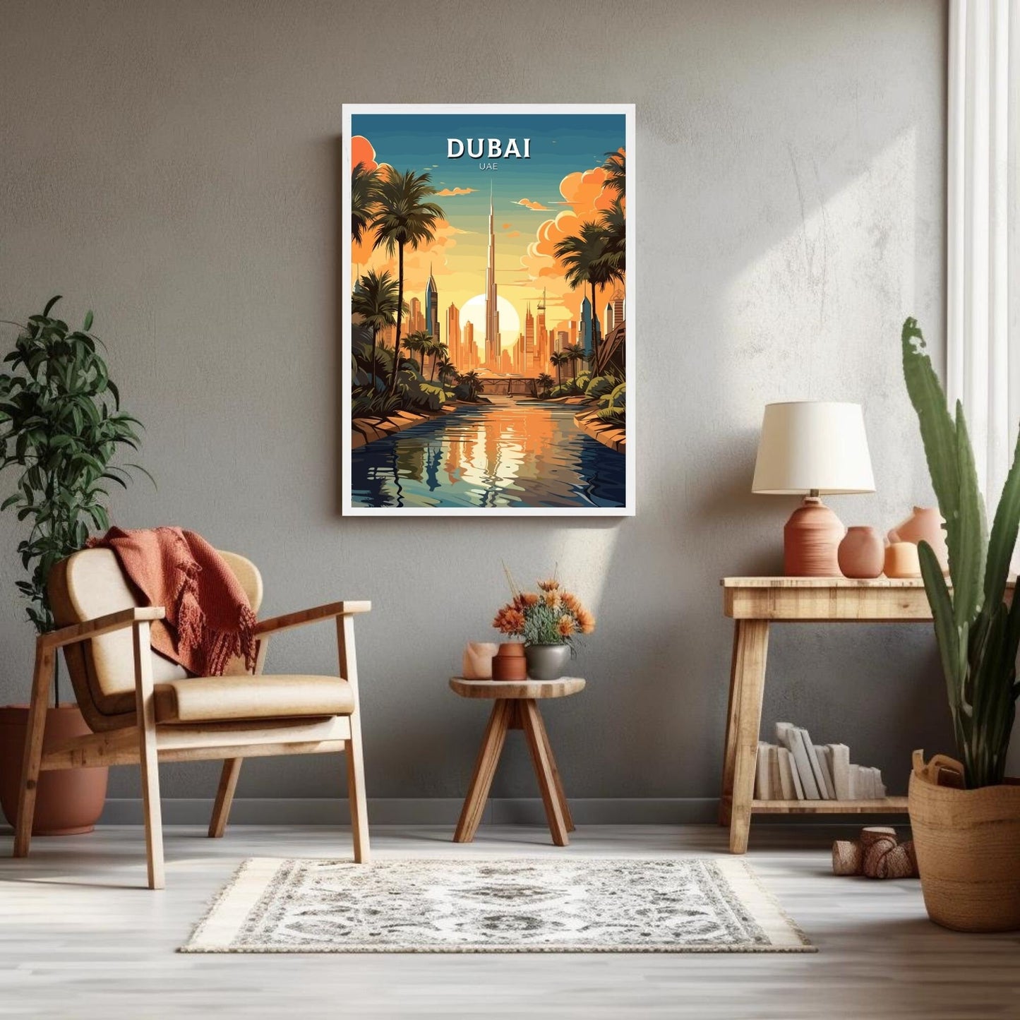 Dubai poster, Dubai Print | Burj Khalifa Poster | Burj Khalifa Dubai | Dubai Wall Art | Dubai UAE | Dubai Home Decor | ID 342