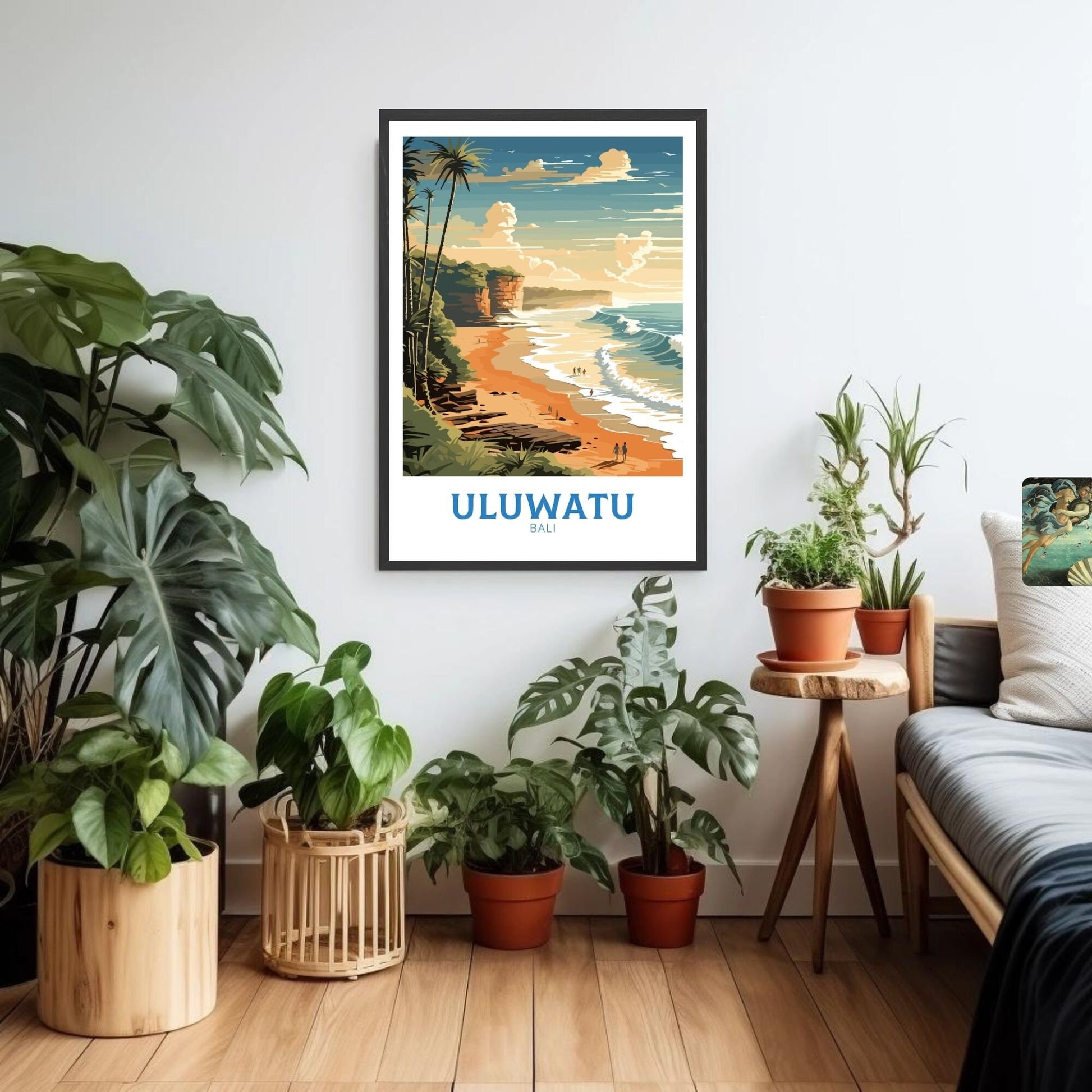 Uluwatu poster, Bali print