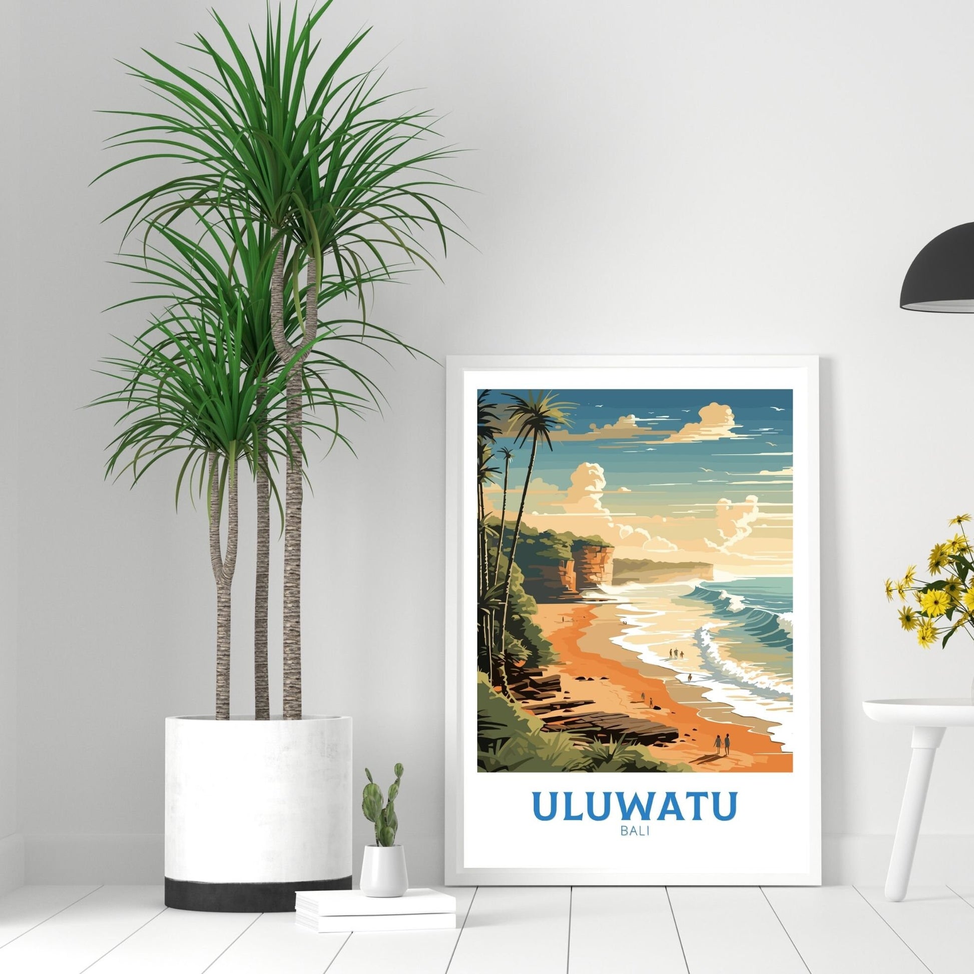 Uluwatu poster, Bali print