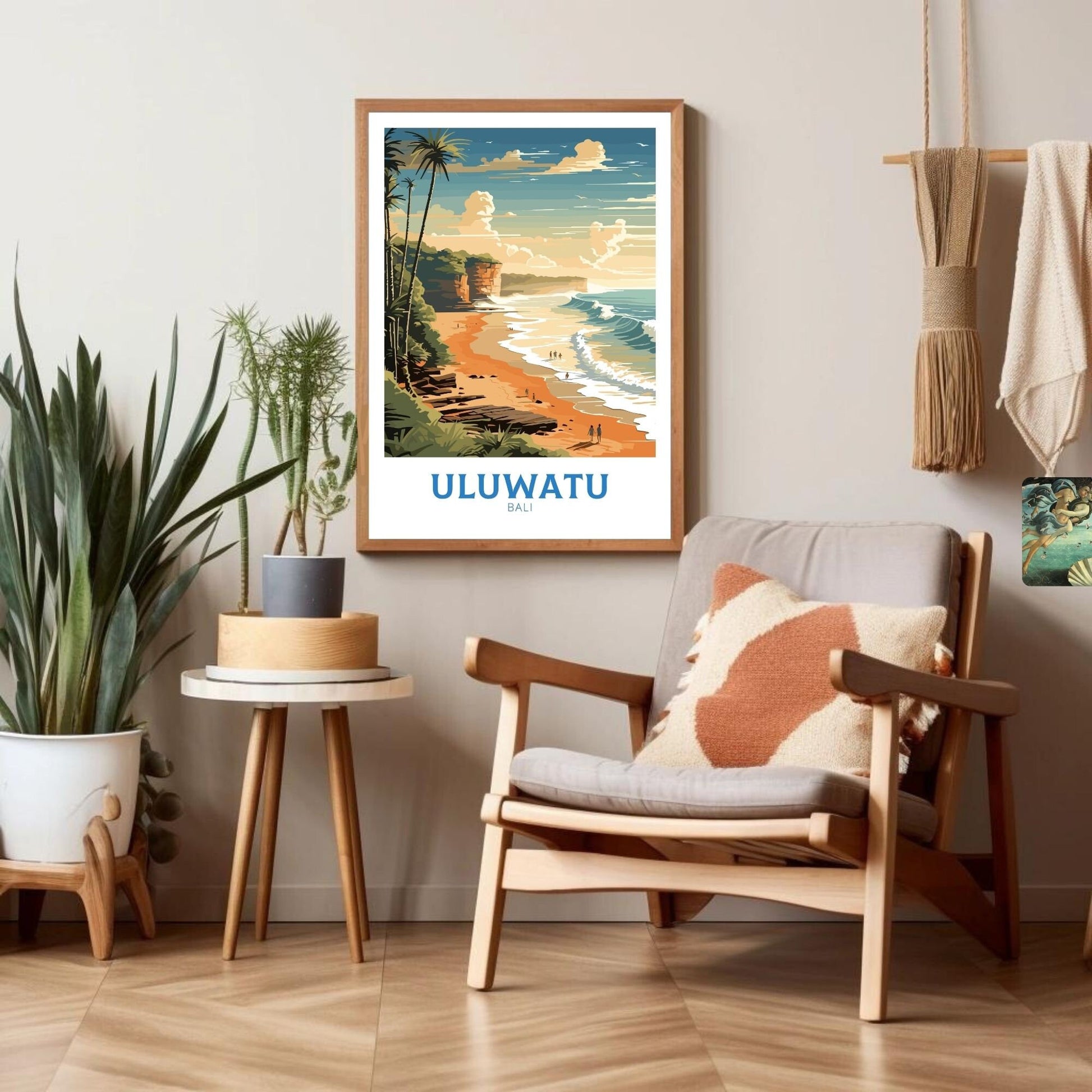 Uluwatu poster, Bali print