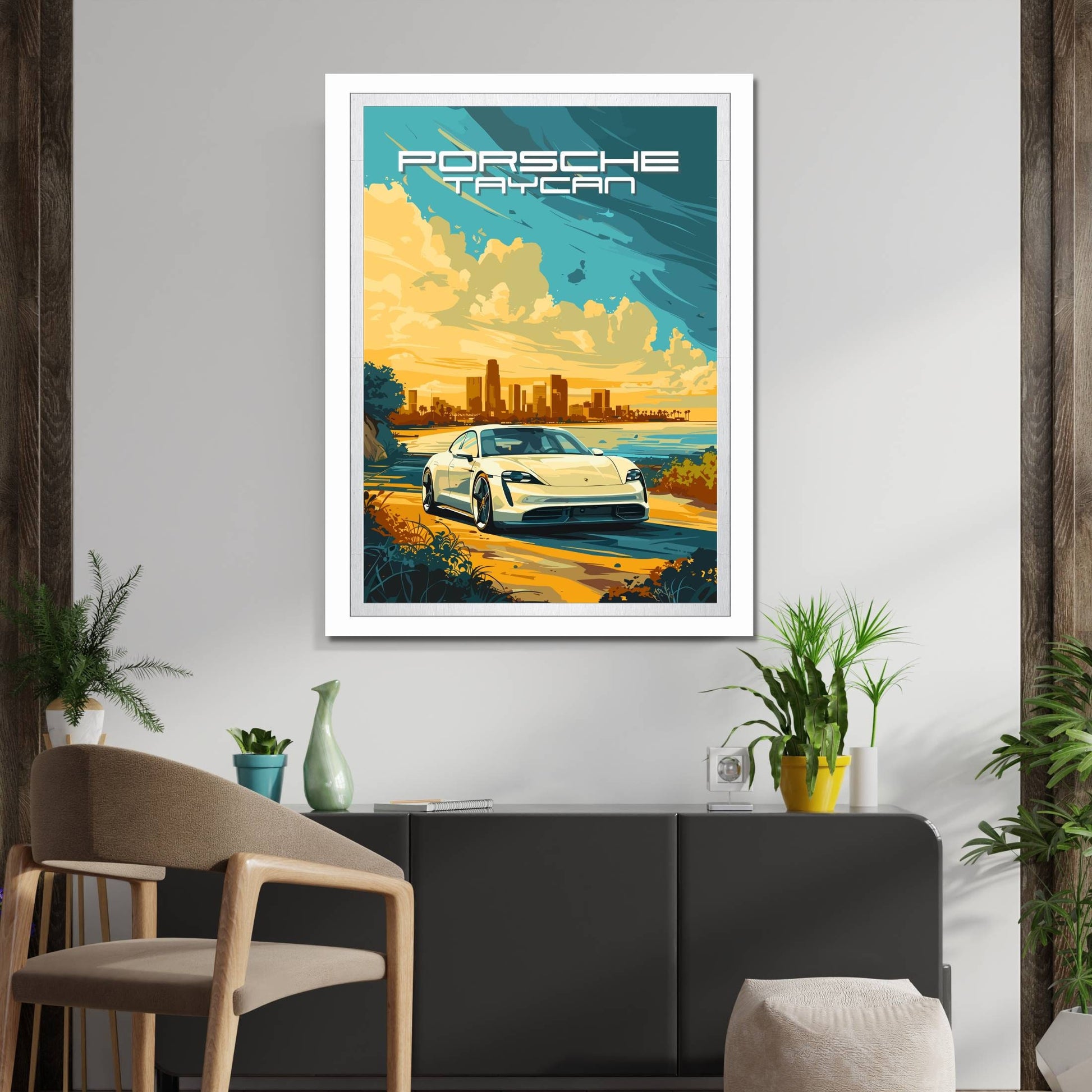 Porsche Taycan Poster