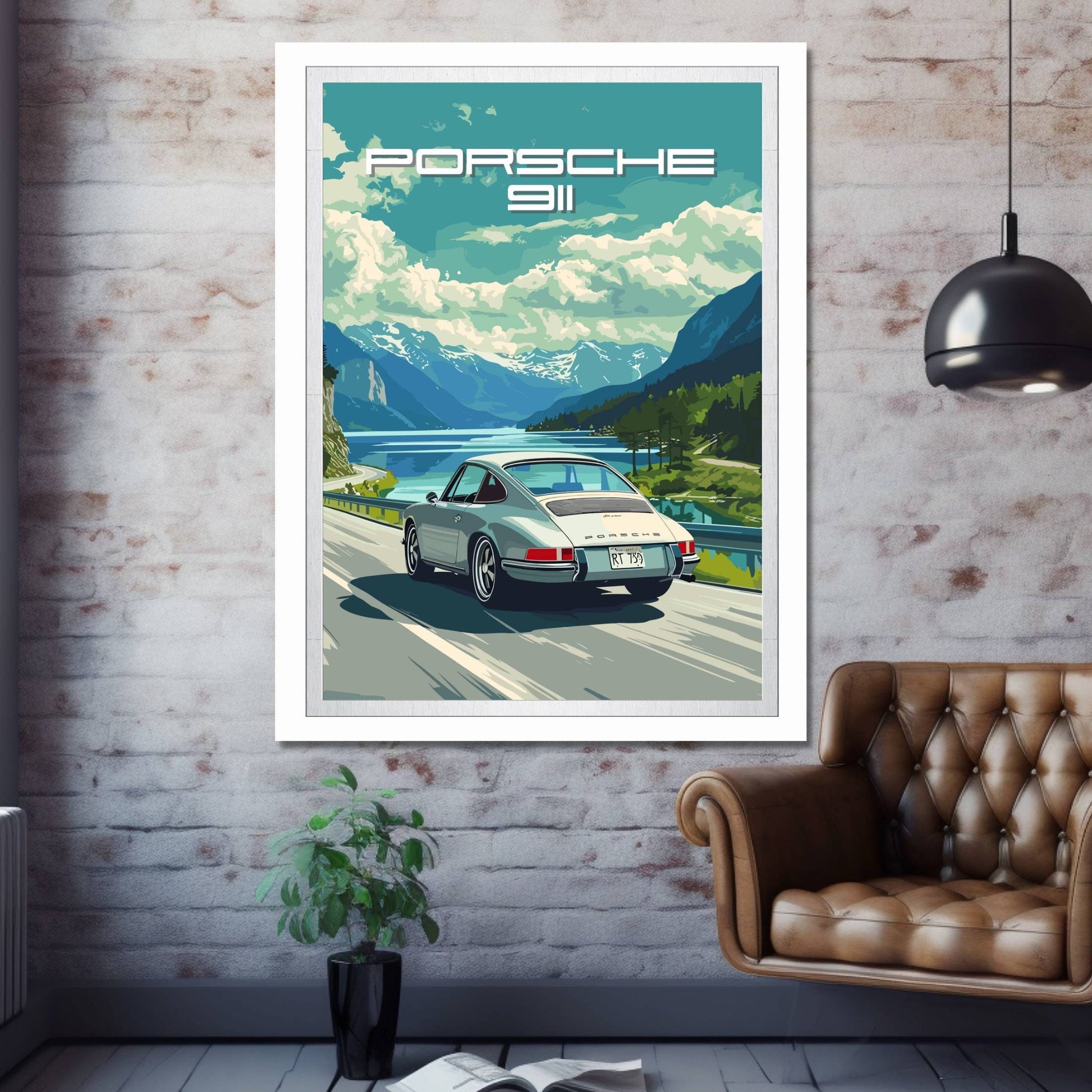 Porsche 911 Poster, 1960s