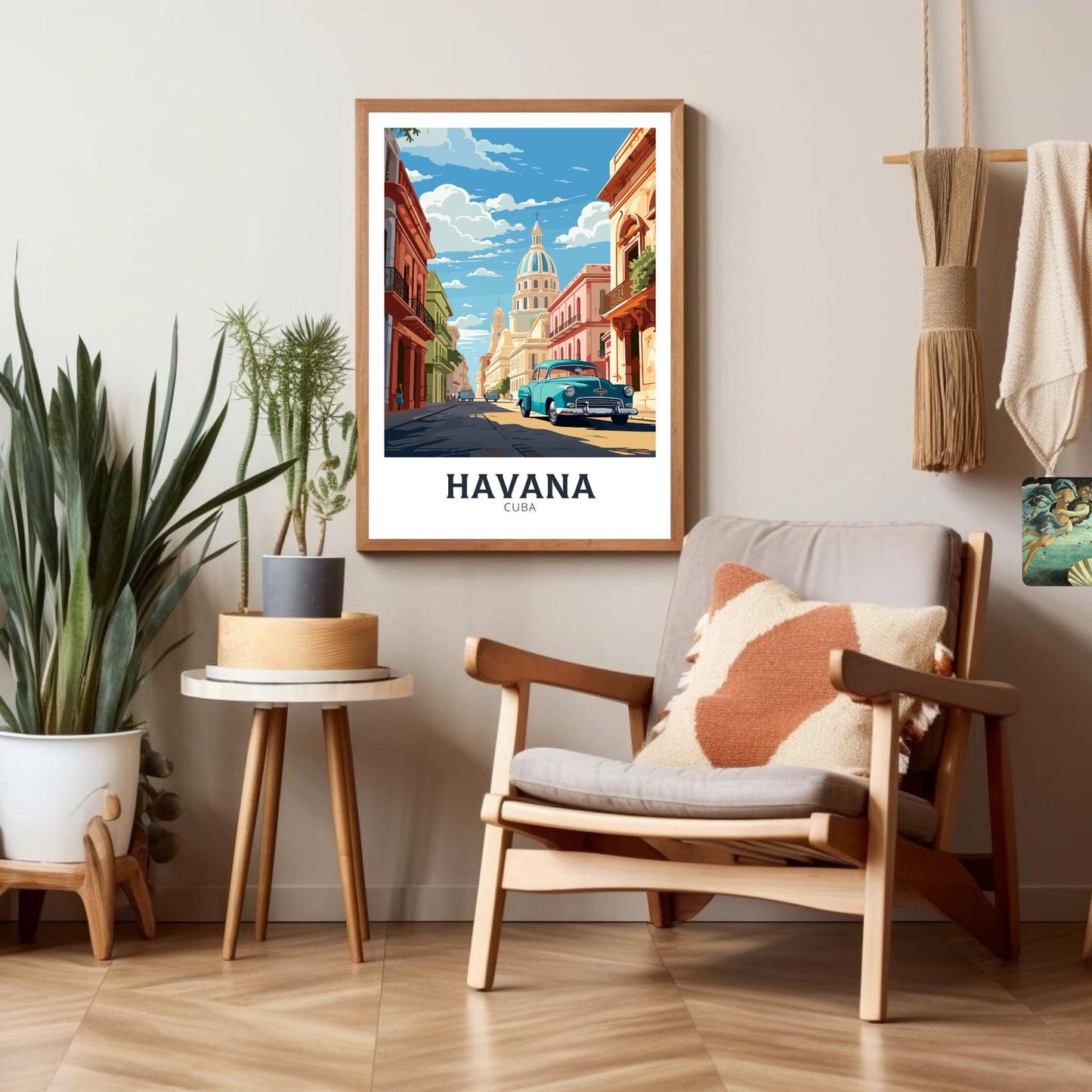 Havana Cuba Art Print | Havana Travel Poster | El Capitolio | Havana Wall Art | Havana Illustration | Havana Print | Cuba Print | ID 946