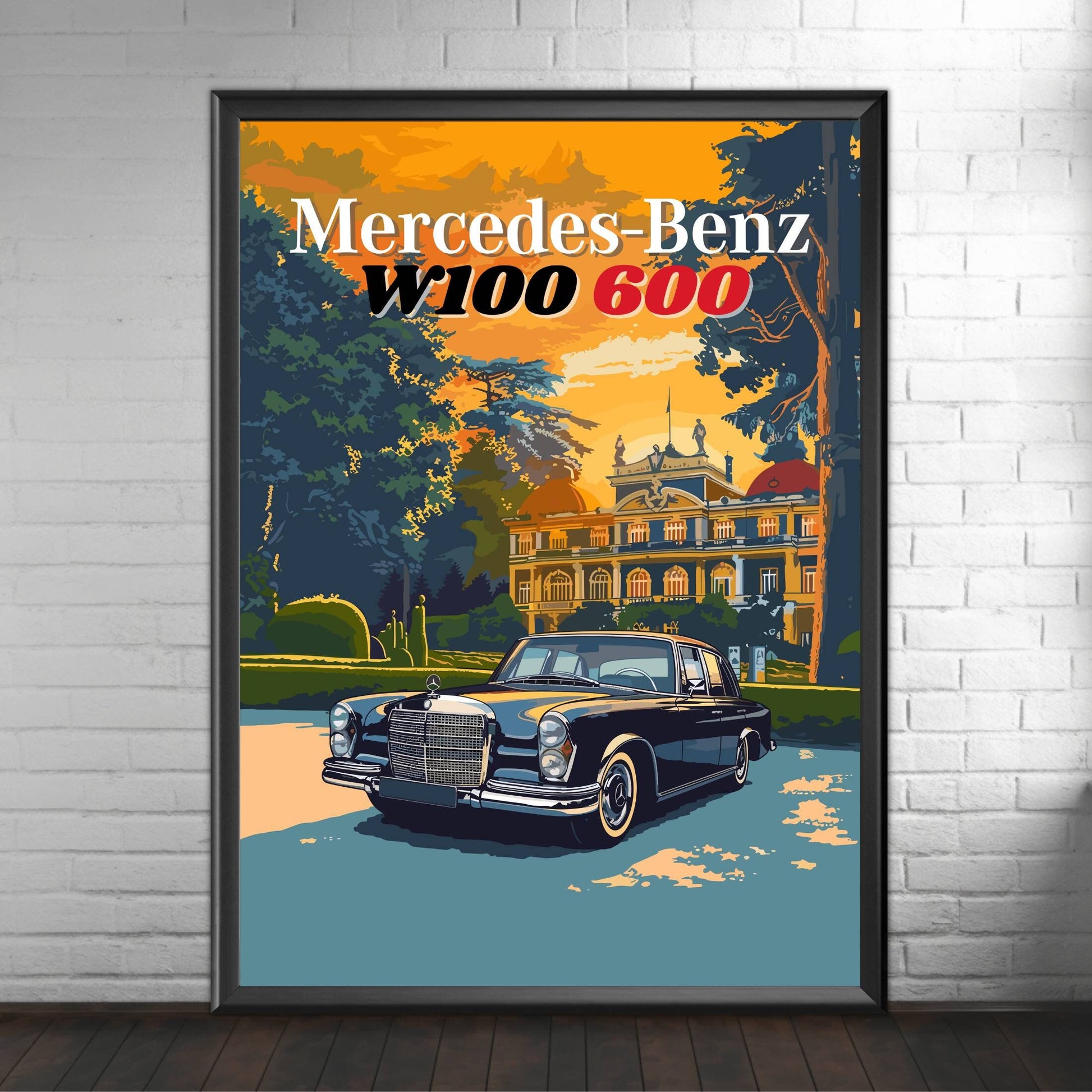 Mercedes-Benz W100 600 Poster