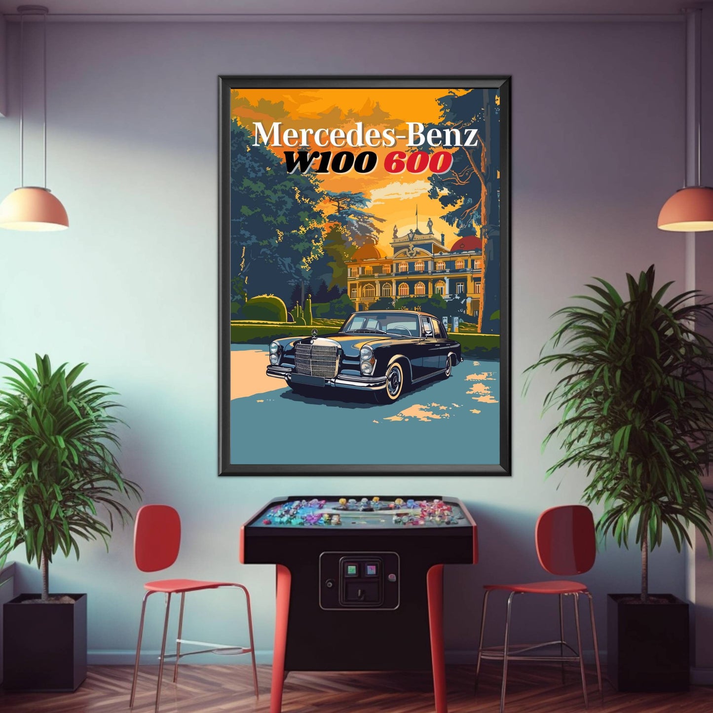 Mercedes-Benz W100 600 Poster